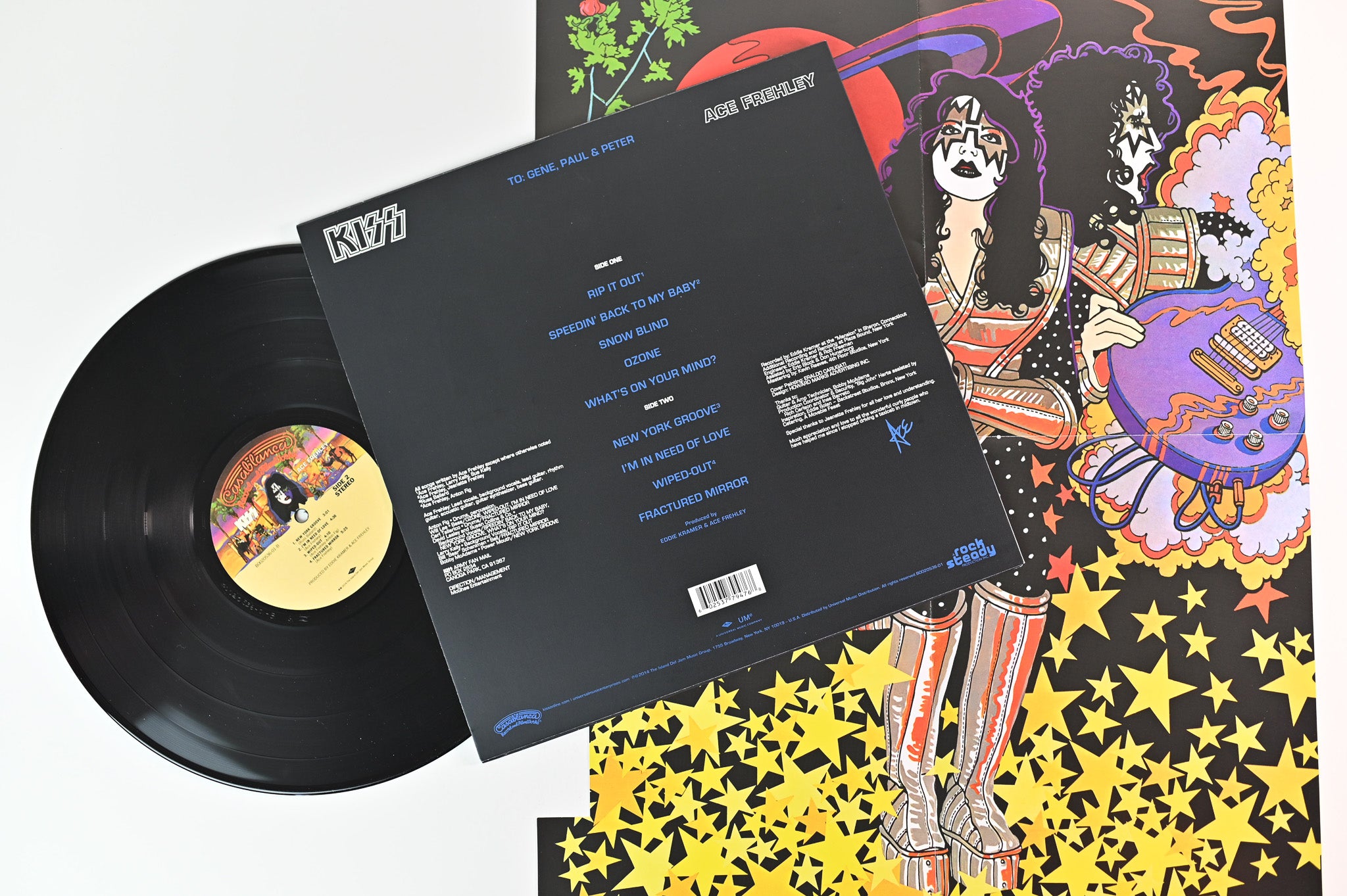 Kiss - Ace Frehley on Casablanca 180 Gram Reissue