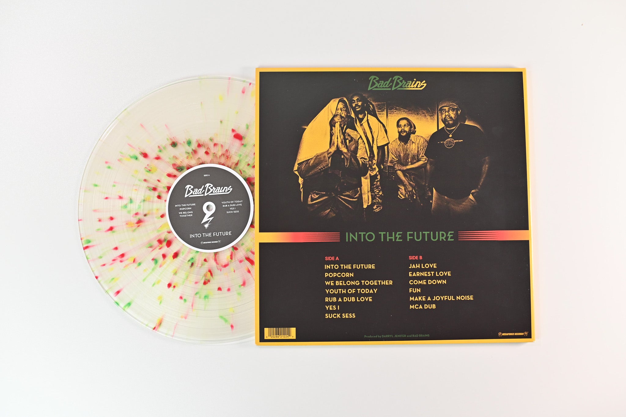 Bad Brains - Into The Future on Megaforce Clear Splatter