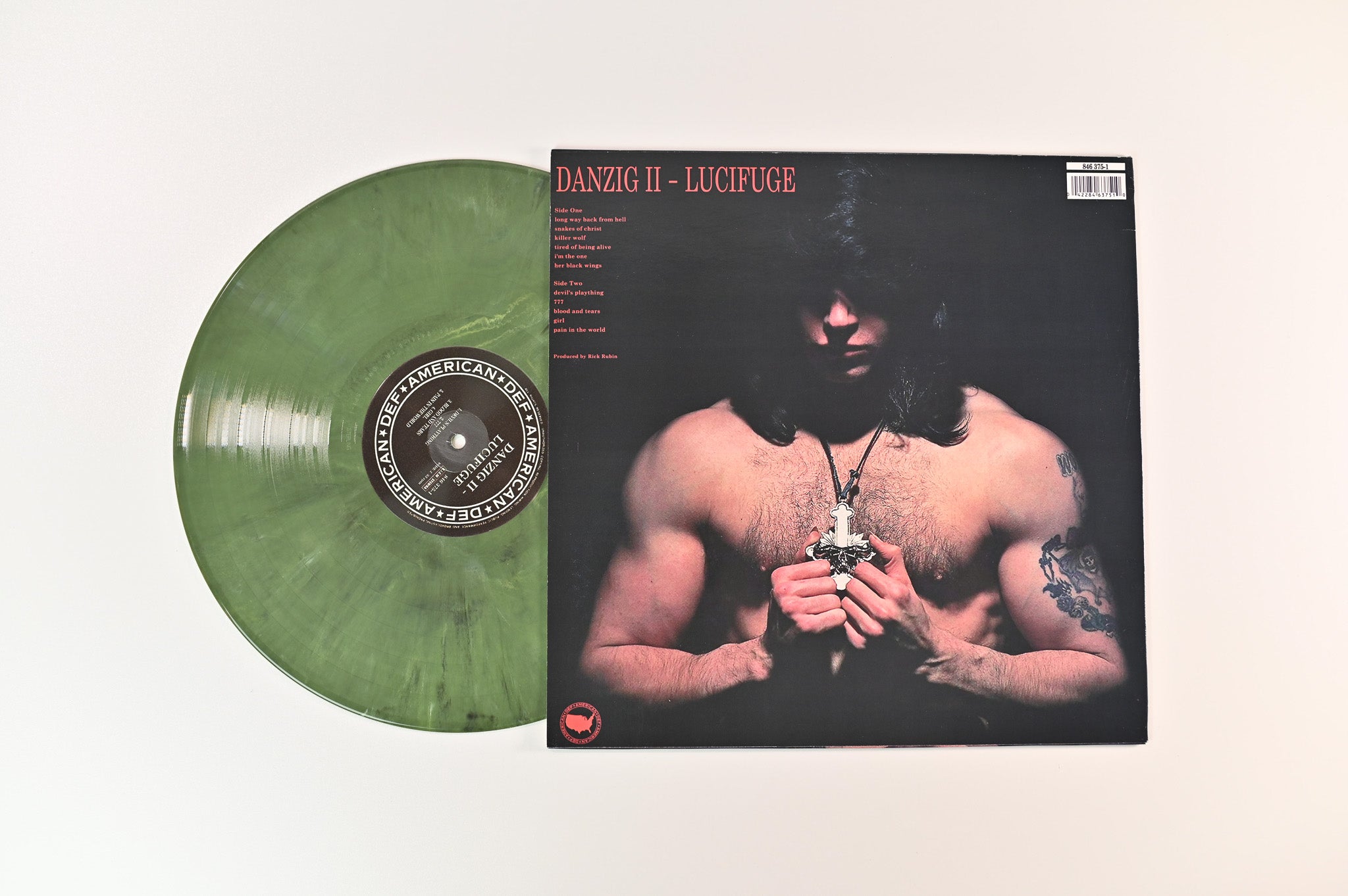 Danzig - Danzig II - Lucifuge Green Marbled Unofficial Pressing