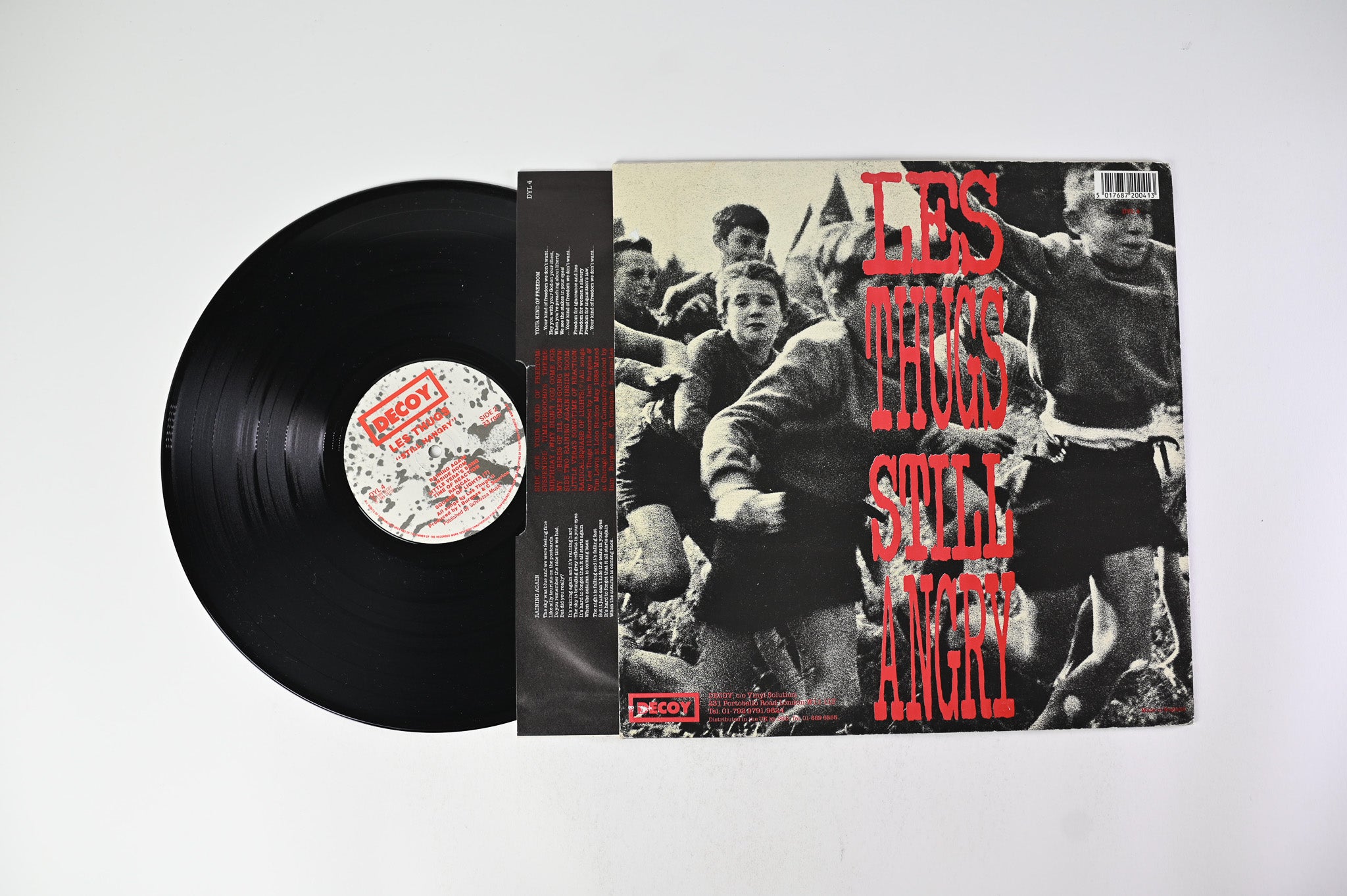 Les Thugs - Still Hungry Still Angry on Decoy - UK pressing