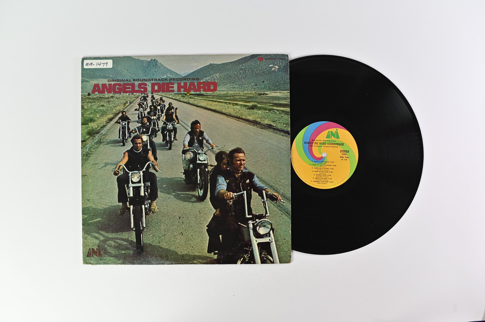 Various - Angels Die Hard (Original Soundtrack Recording) on UNI Records