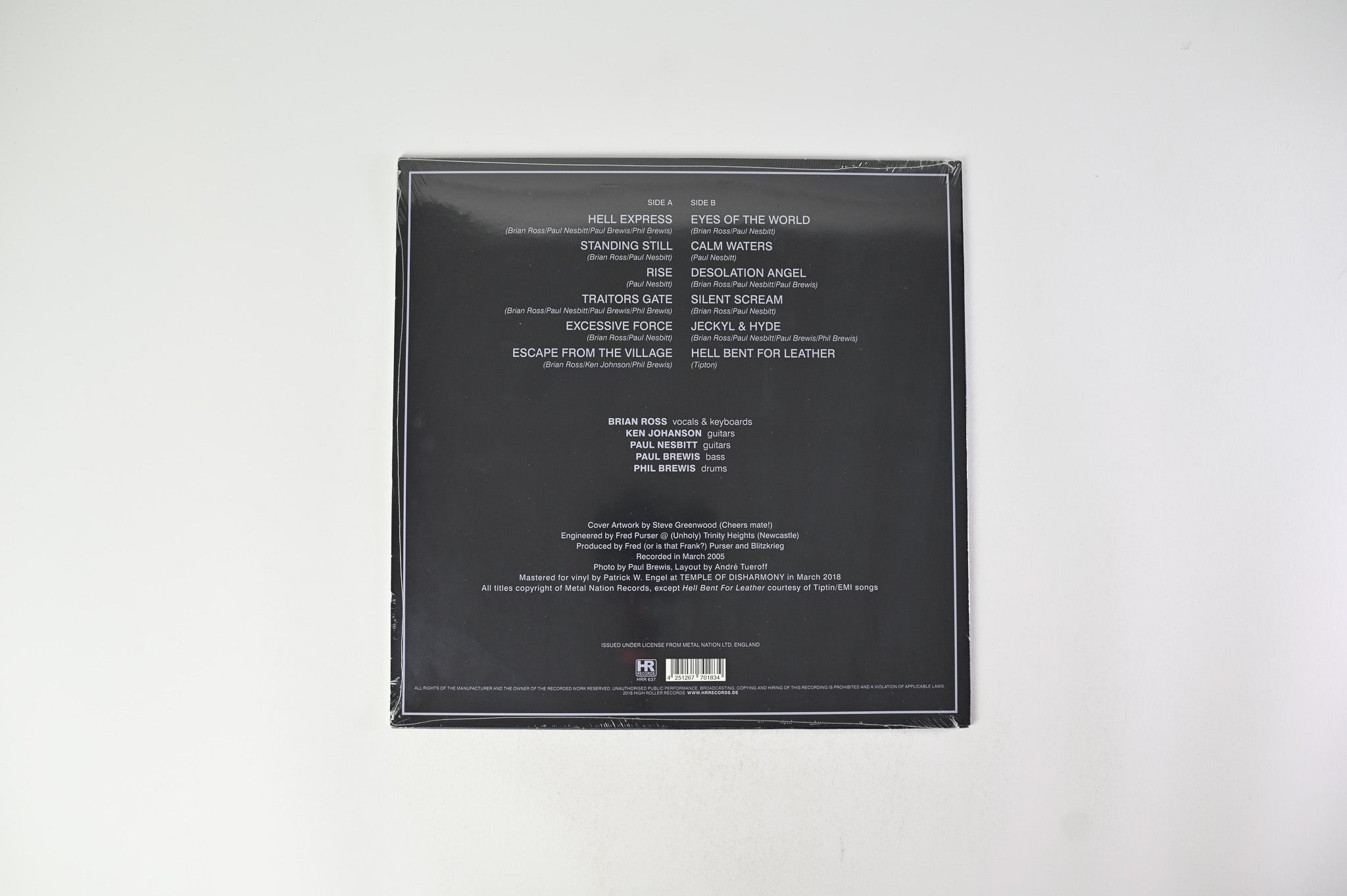 Blitzkrieg - Sins And Greed on High Roller Records - Sealed