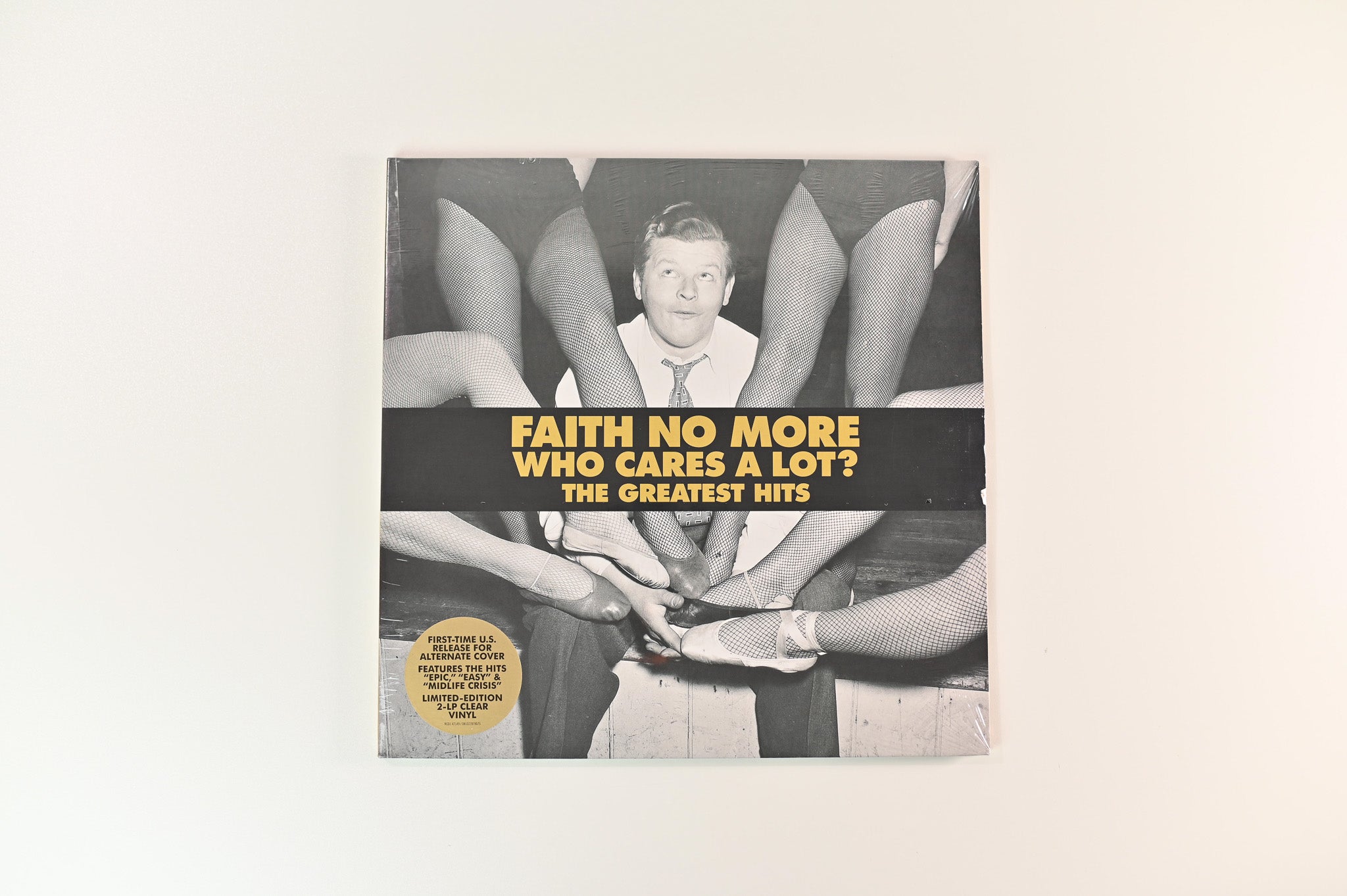 Faith No More - Who Cares A Lot? The Greatest Hits on Slash Ltd Clear Vinyl Reissue Sealed