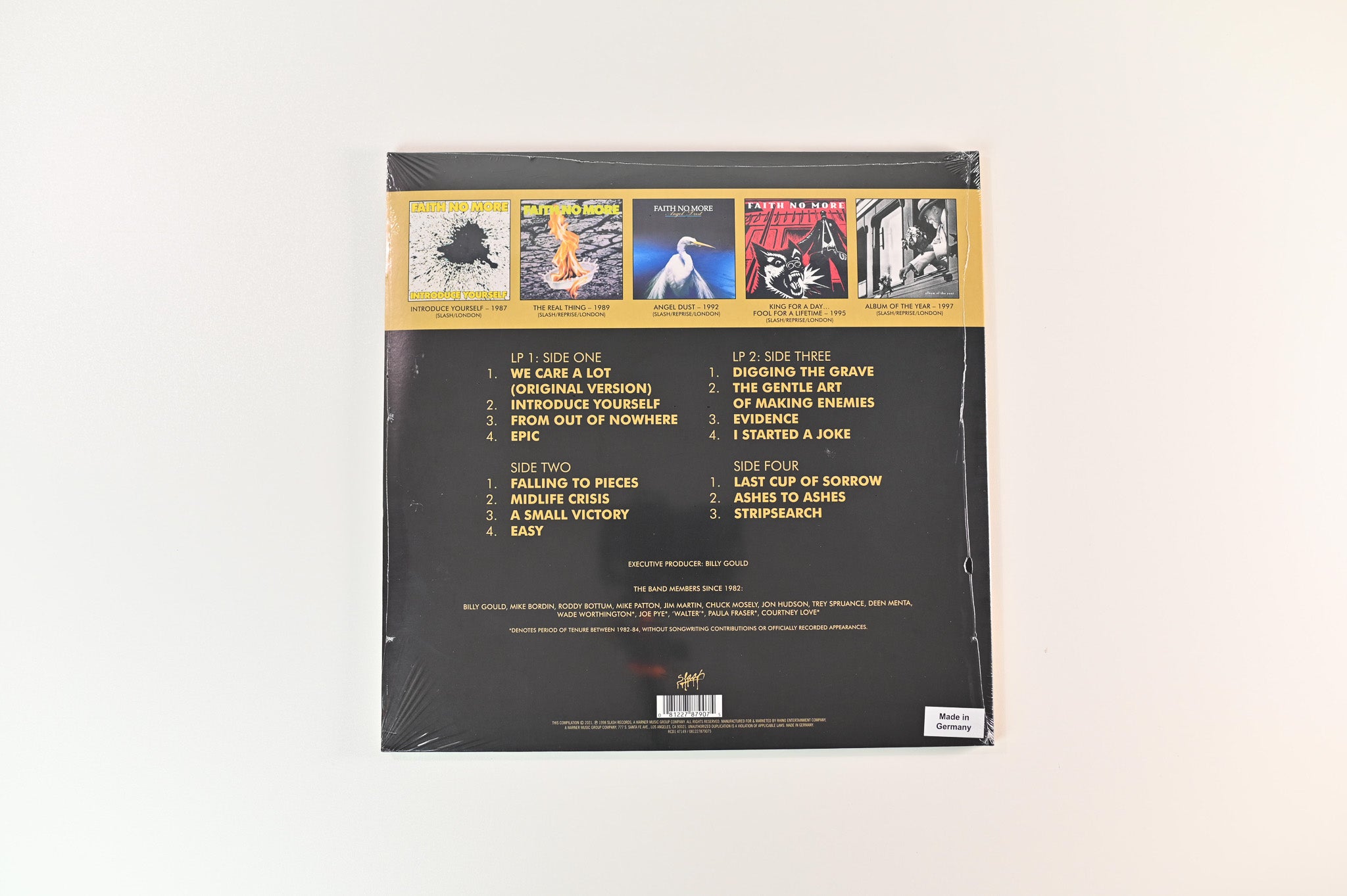 Faith No More - Who Cares A Lot? The Greatest Hits on Slash Ltd Clear Vinyl Reissue Sealed