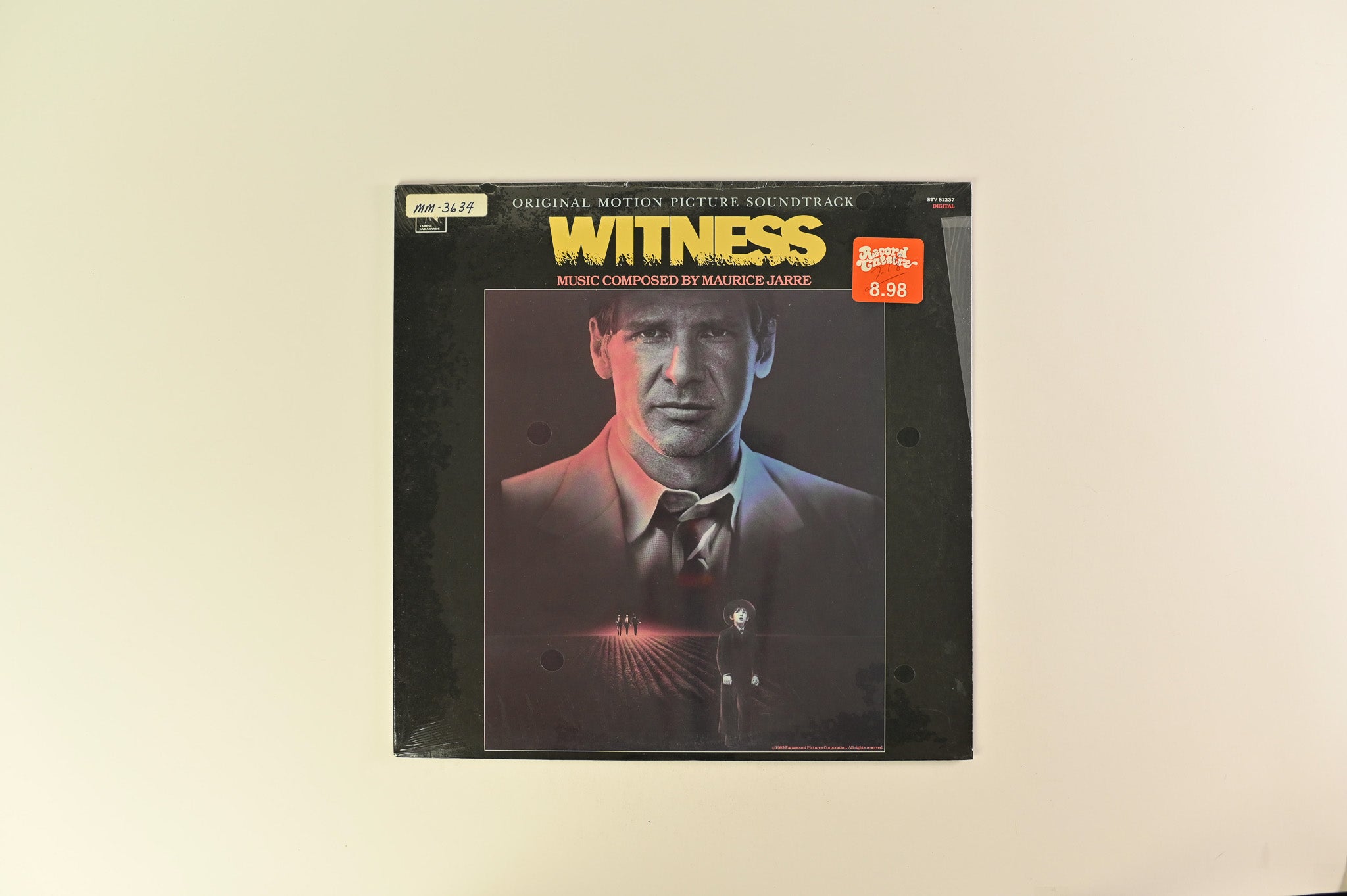 Maurice Jarre - Witness (Original Motion Picture Soundtrack) on Varese Sarabande Records Sealed