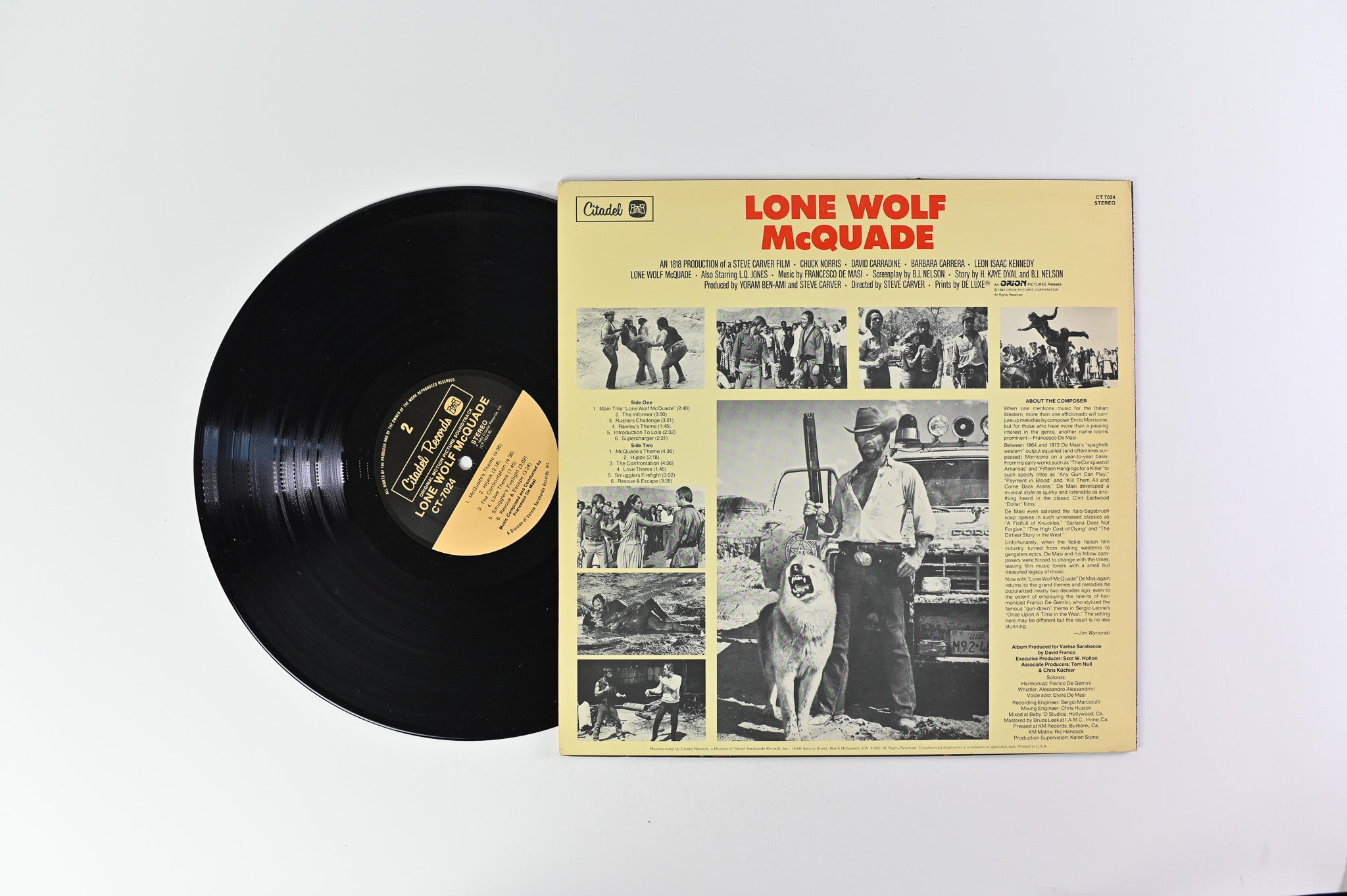 Francesco De Masi - Lone Wolf McQuade (Original Motion Picture Soundtrack) on Citadel