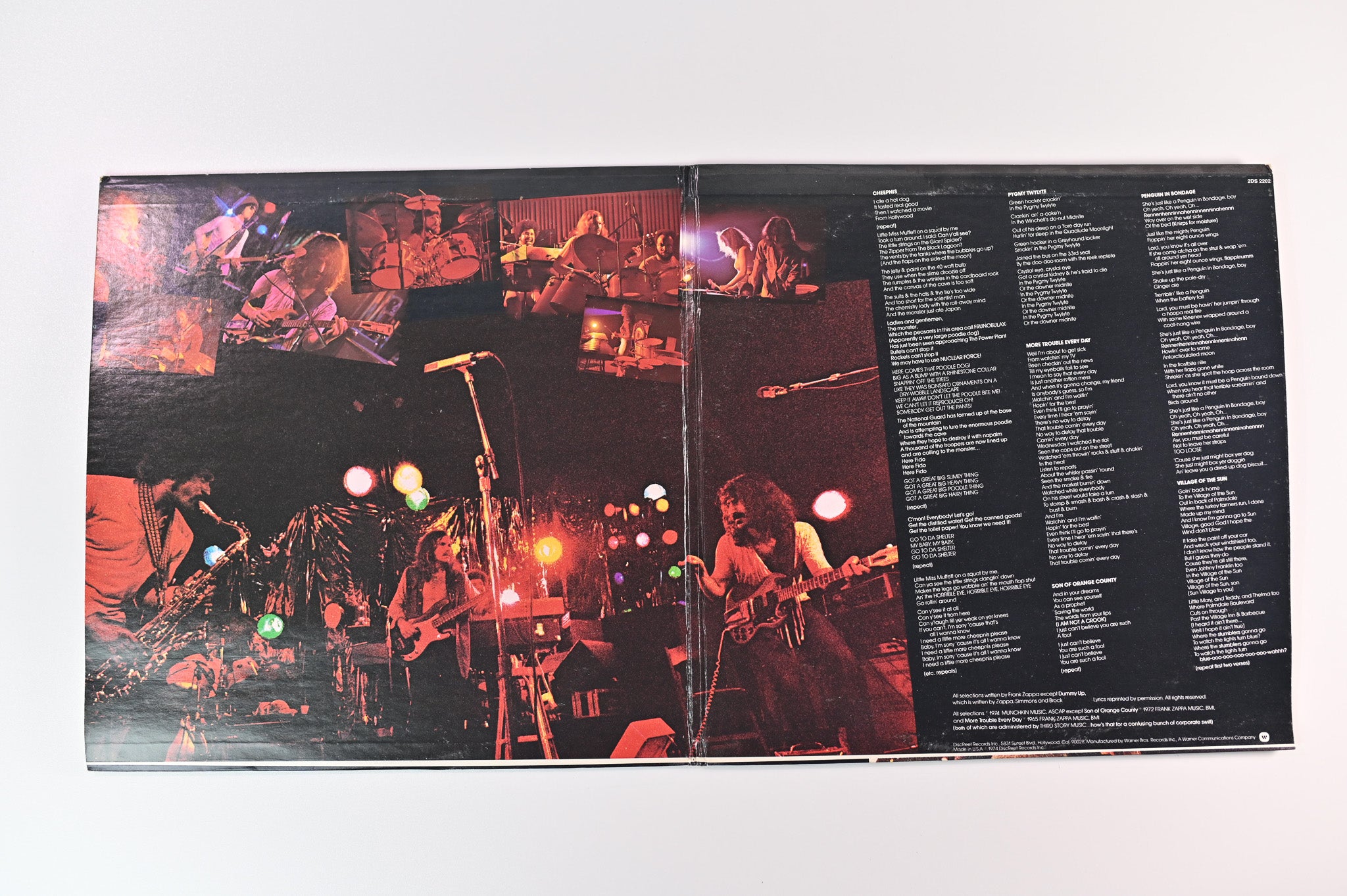 Frank Zappa - Roxy & Elsewhere on Discreet Promo