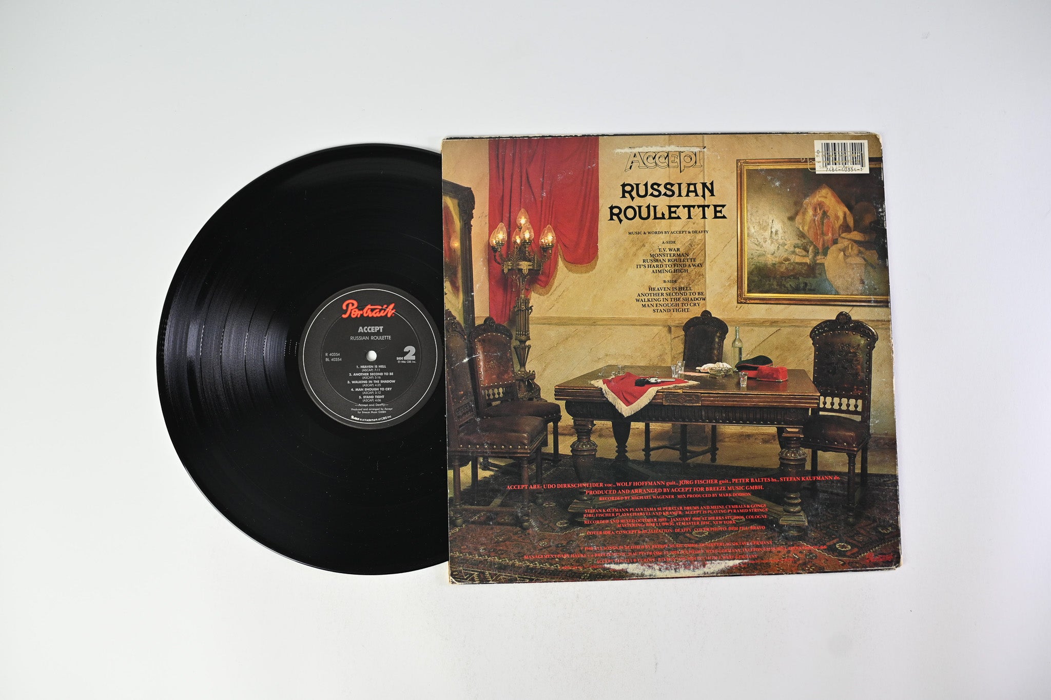 Accept - Russian Roulette on Portrait