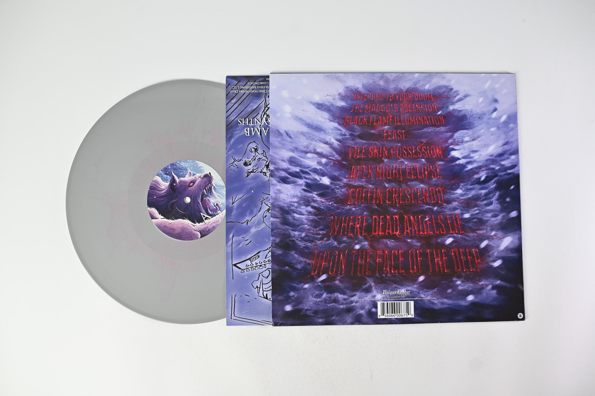 Alterbeast - Feast on Unique Leader Records - Grey with Red Smoke Colored Vinyl