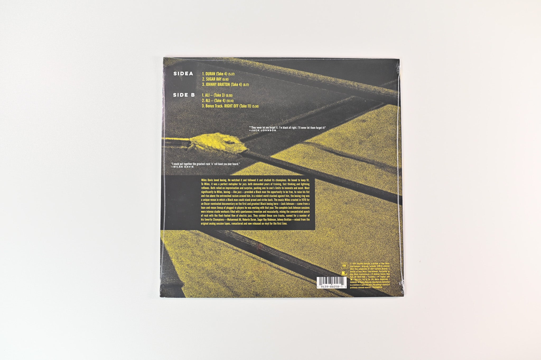 Miles Davis - Champions (Rare Miles From The Complete Jack Johnson Sessions) on Columbia Legacy RSD 2021 Ltd Yellow Vinyl Sealed