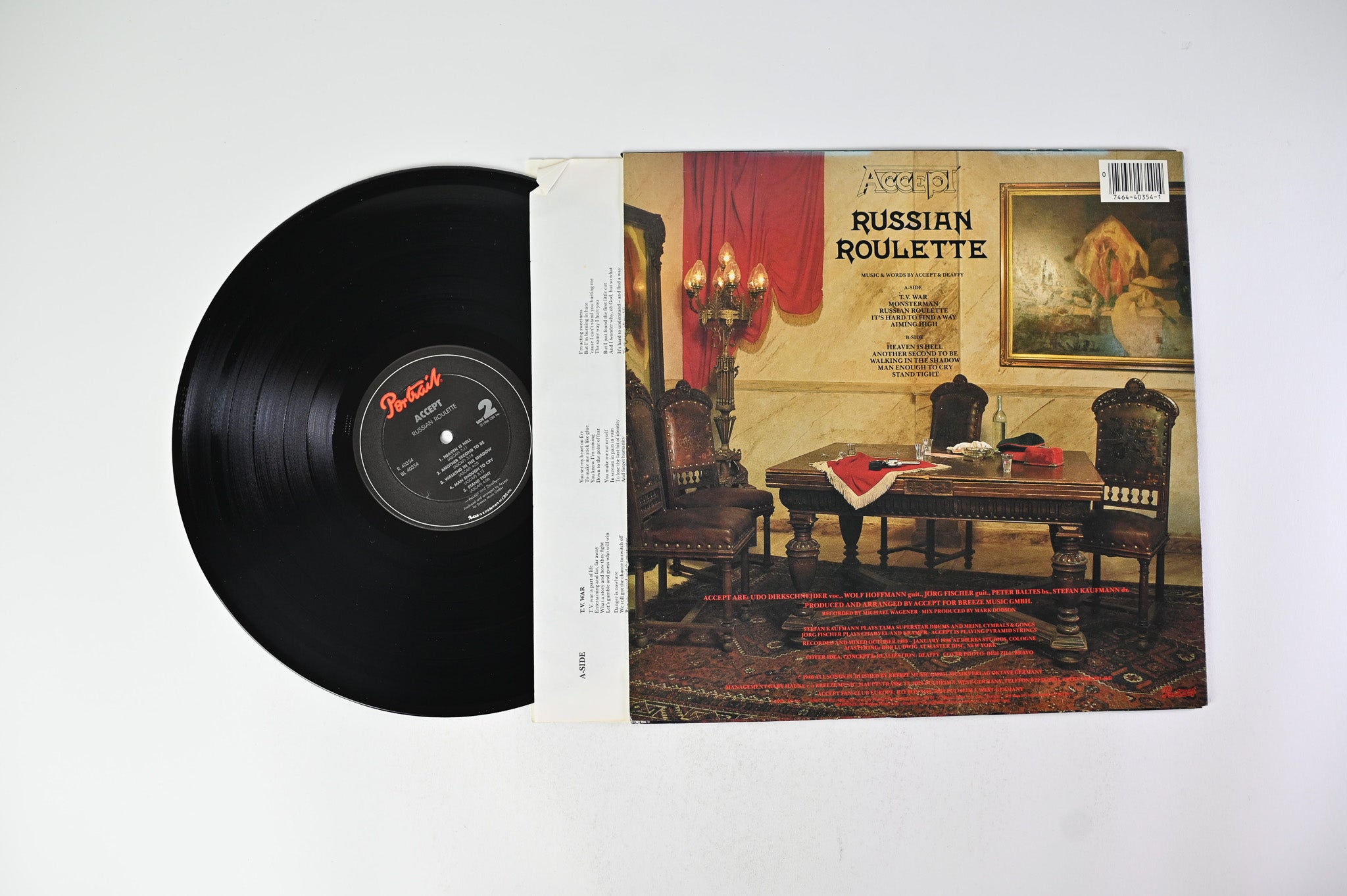 Accept - Russian Roulette on Portrait