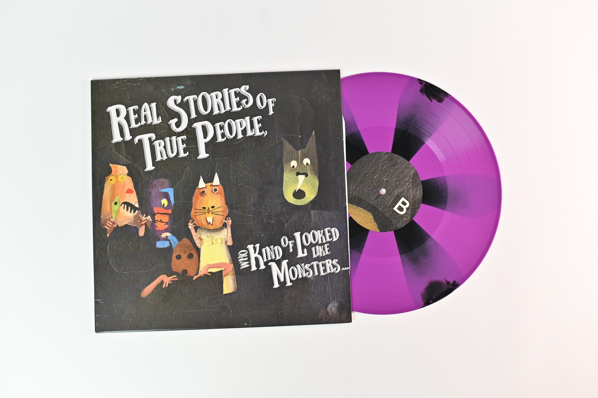 Oso Oso - Real Stories Of True People, Who Kind Of Looked Like Monsters... on Counter Intuitive Purple / Black Cornetto Reissue