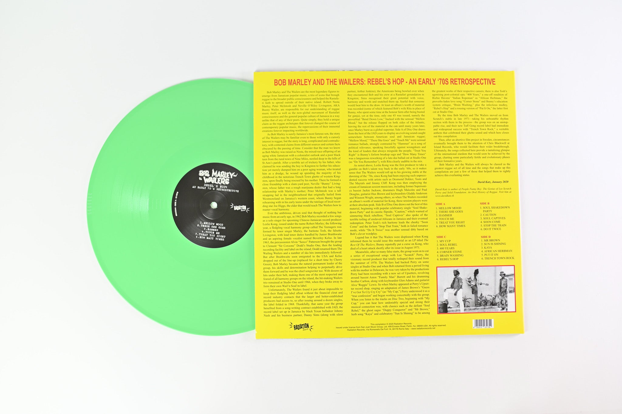 Bob Marley & The Wailers - Rebel's Hop (An Early 70's Retrospective) on Radiation Records Green & Red Vinyl