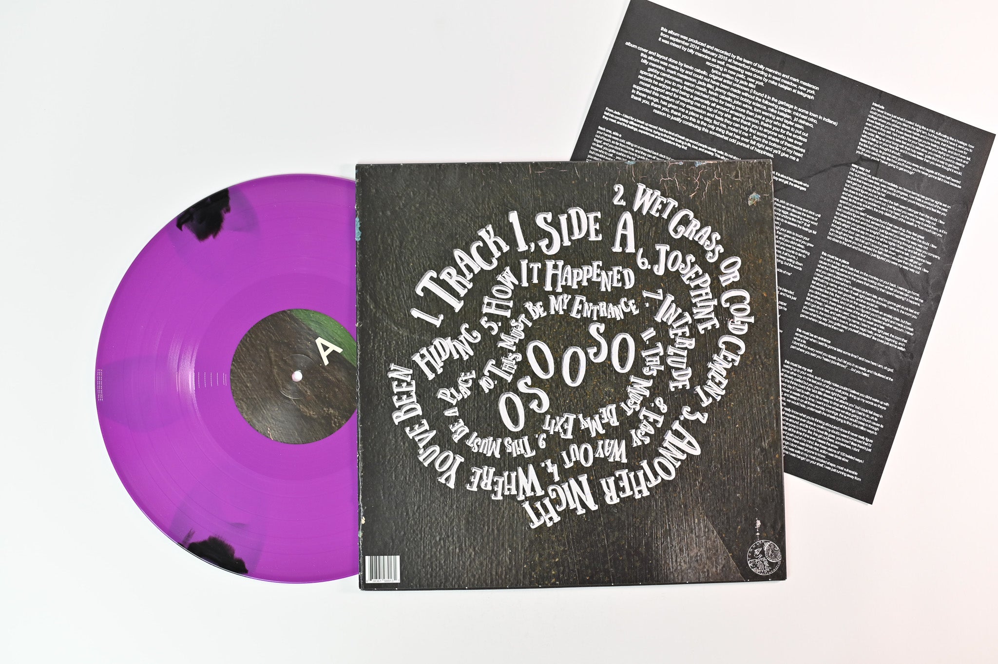 Oso Oso - Real Stories Of True People, Who Kind Of Looked Like Monsters... on Counter Intuitive Purple / Black Cornetto Reissue