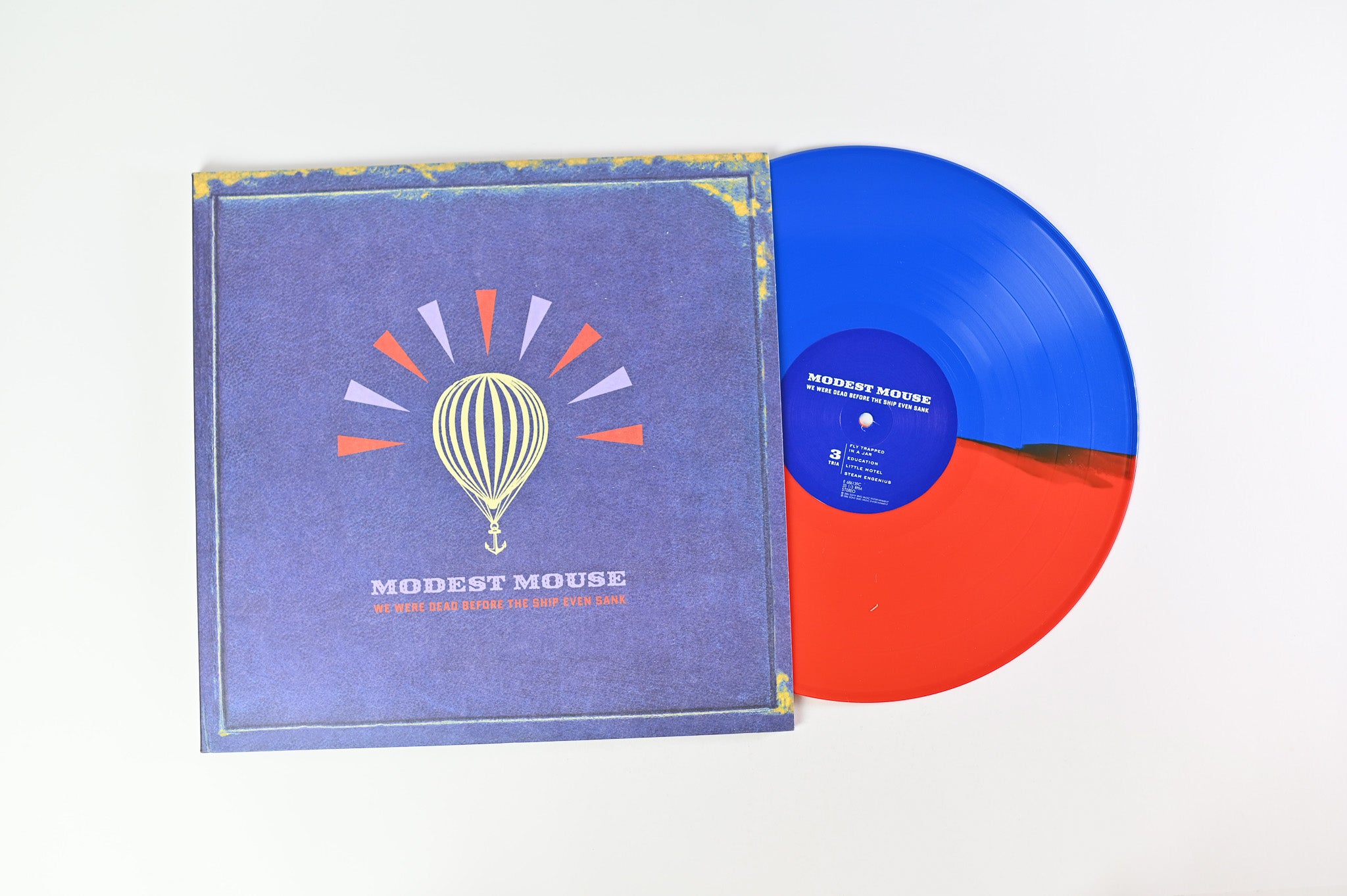 Modest Mouse - We Were Dead Before The Ship Even Sank on Epic Ltd. Numbered Reissue Blue/ Orange Split Vinyl
