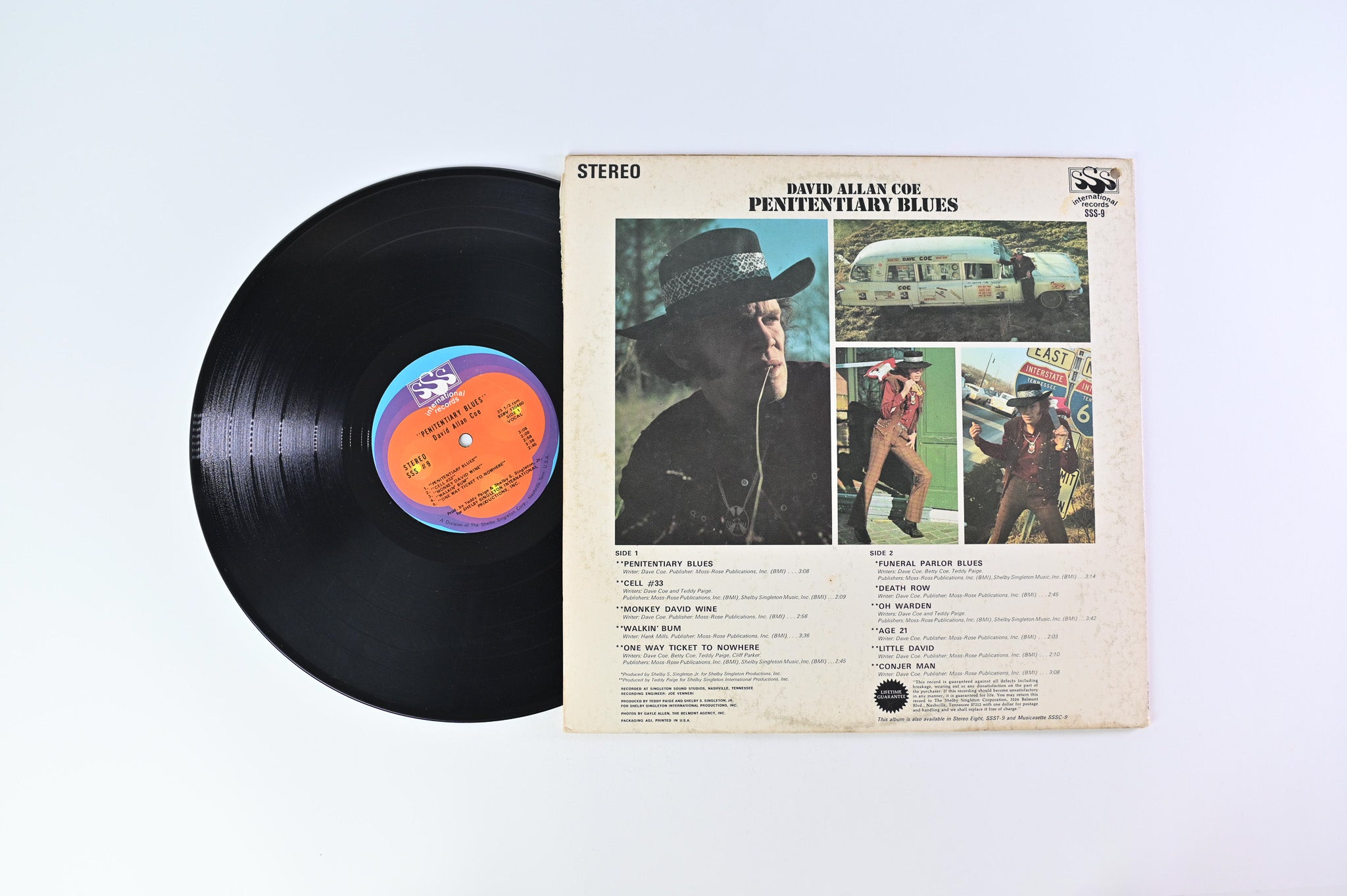 David Allan Coe - Penitentiary Blues on SSS International