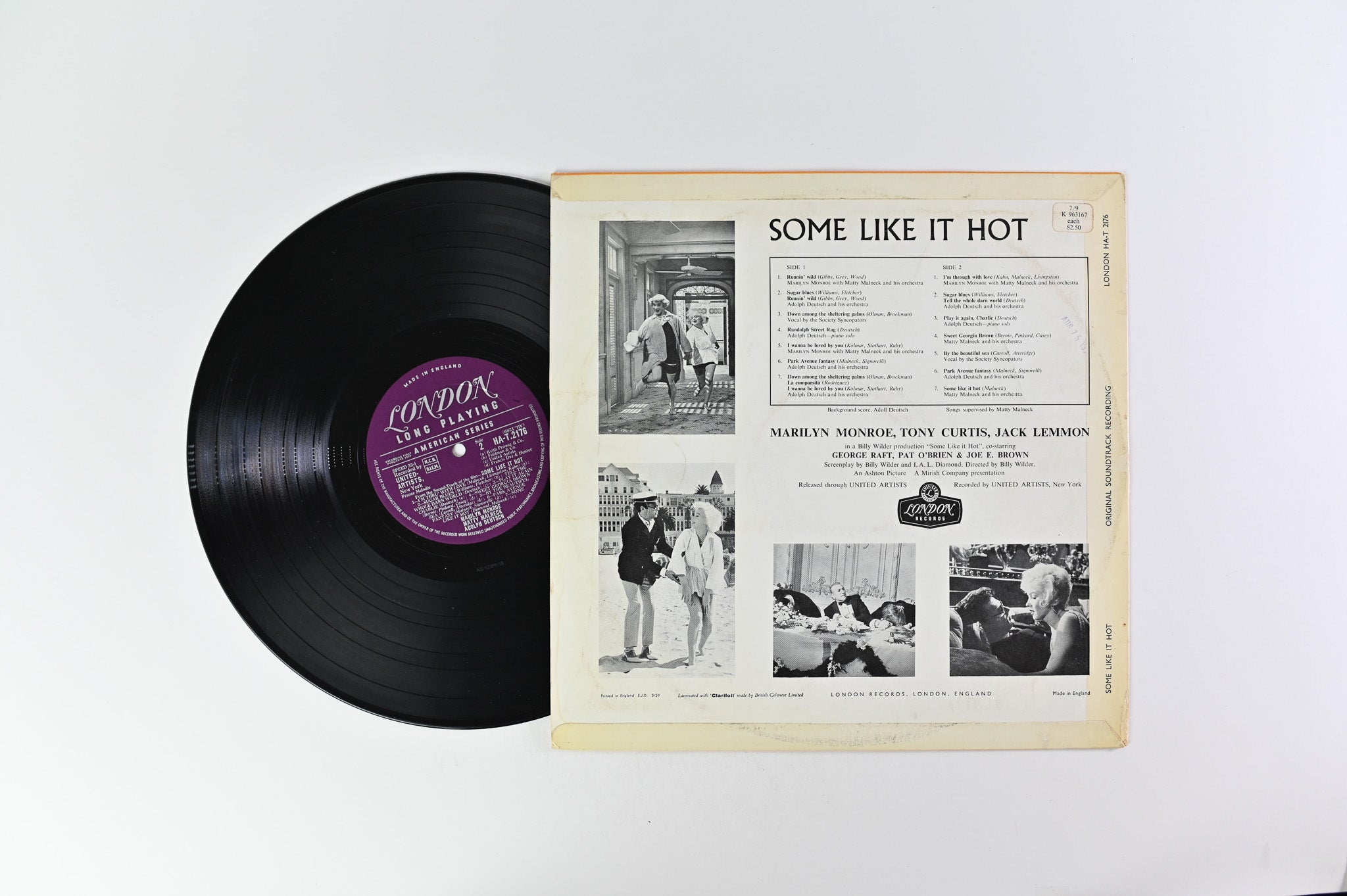 Marilyn Monroe - Some Like It Hot on London Records