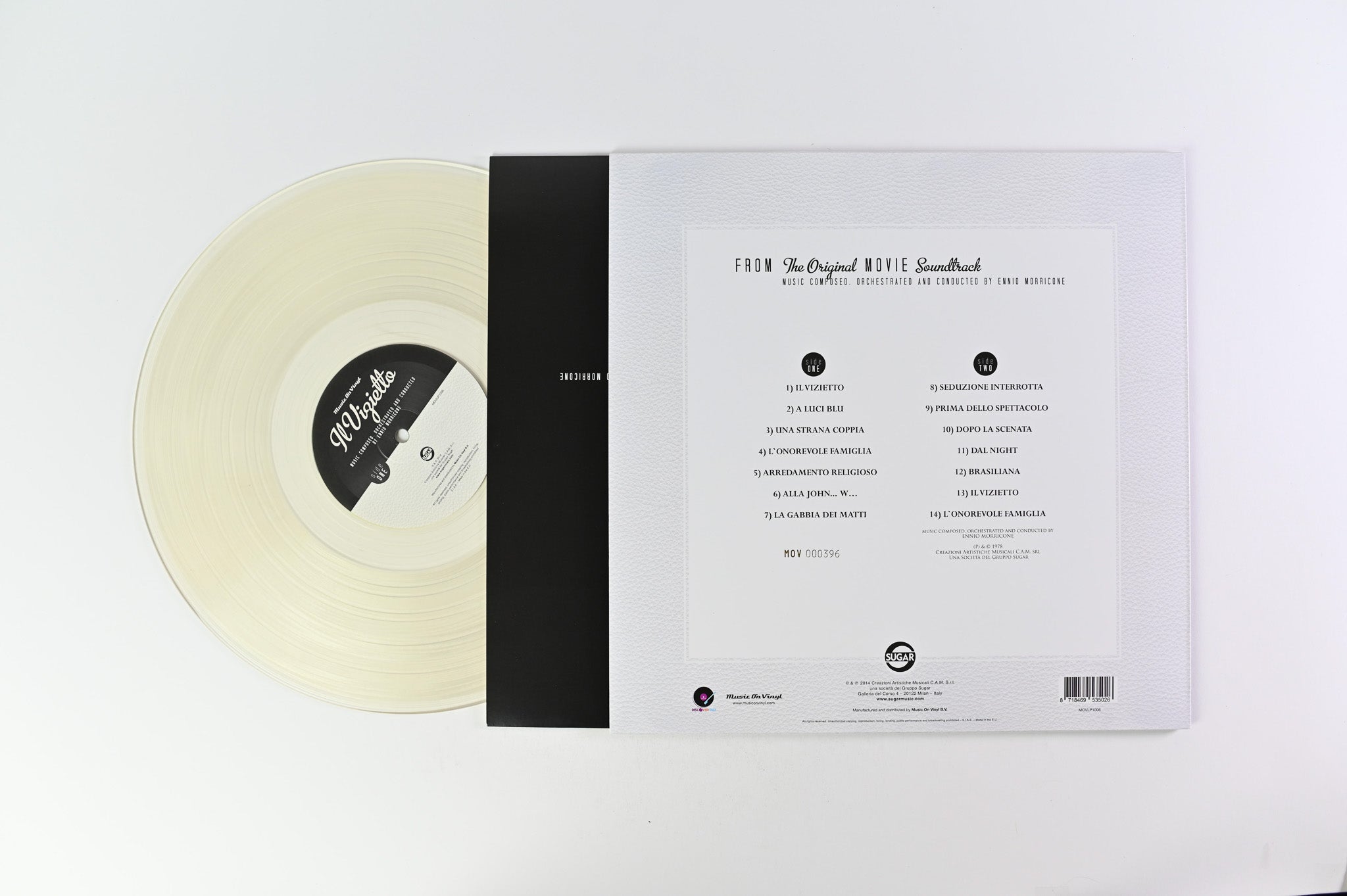 Ennio Morricone - Il Vizietto on Music On Vinyl Transparent Vinyl