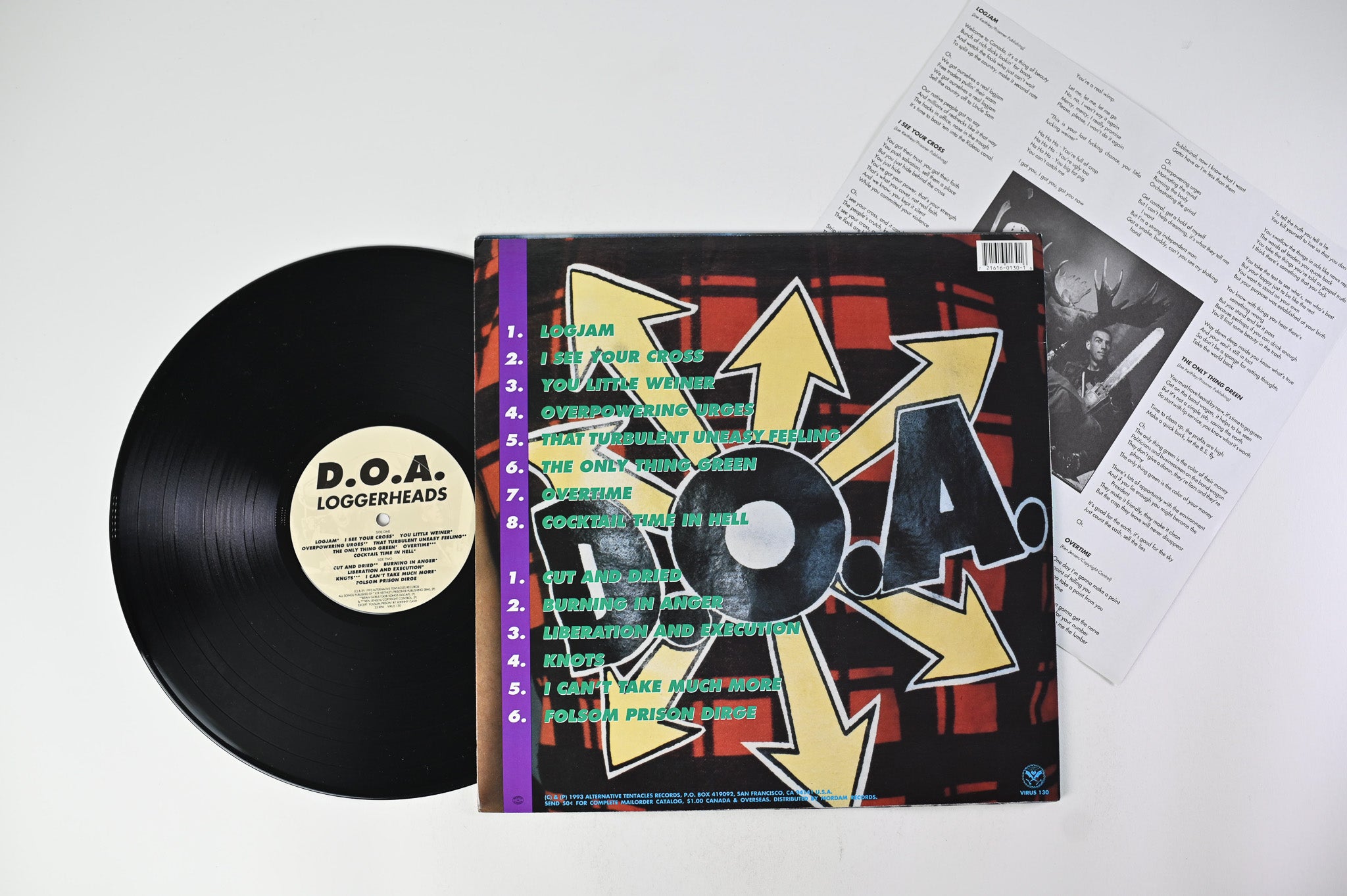 D.O.A. - Loggerheads on Alternative Tentacles