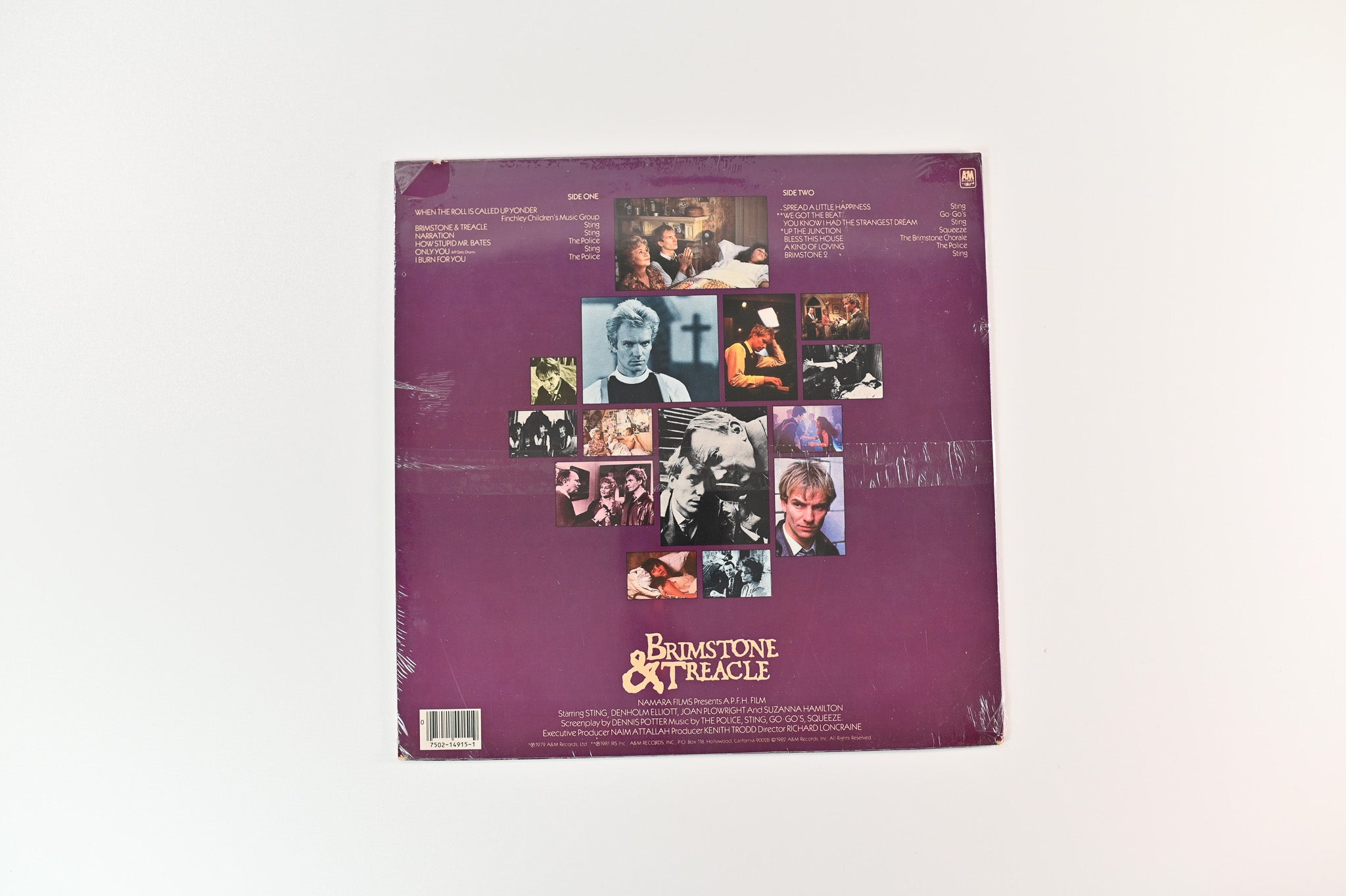 Various - Brimstone & Treacle (Original Soundtrack Album) on A&M Sealed