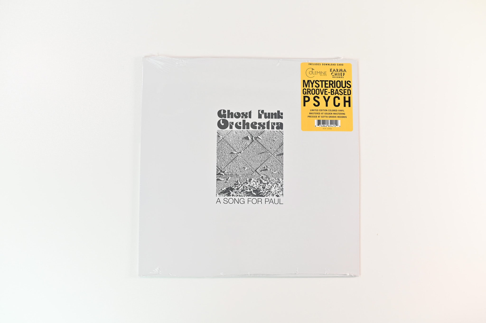 Ghost Funk Orchestra - A Song For Paul on Karma Chief Ltd Numbered Gold Vinyl Sealed