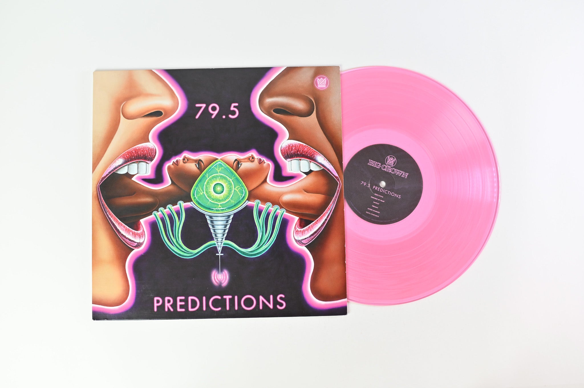 79.5 - Predictions on Big Crown Records Ltd. Pink Translucent Vinyl
