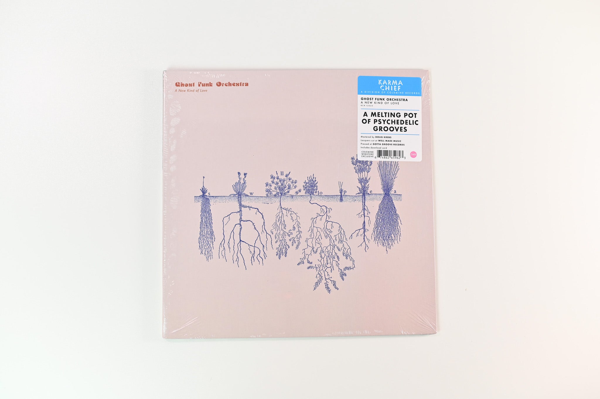 Ghost Funk Orchestra - A New Kind Of Love on Karma Chief Ltd Pink Vinyl Sealed