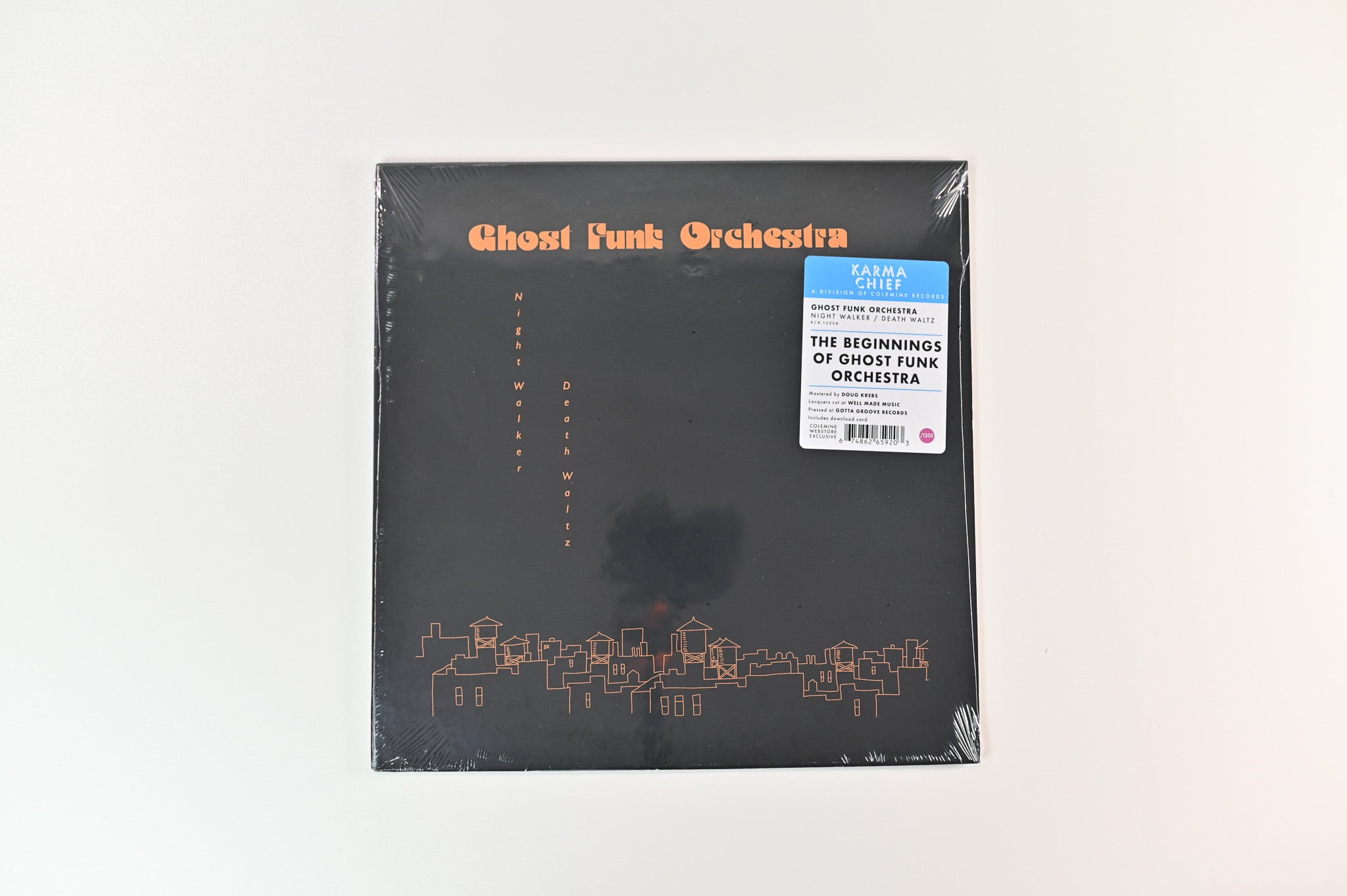 Ghost Funk Orchestra - Night Walker / Death Waltz on Karma Chief Violet Vinyl Sealed