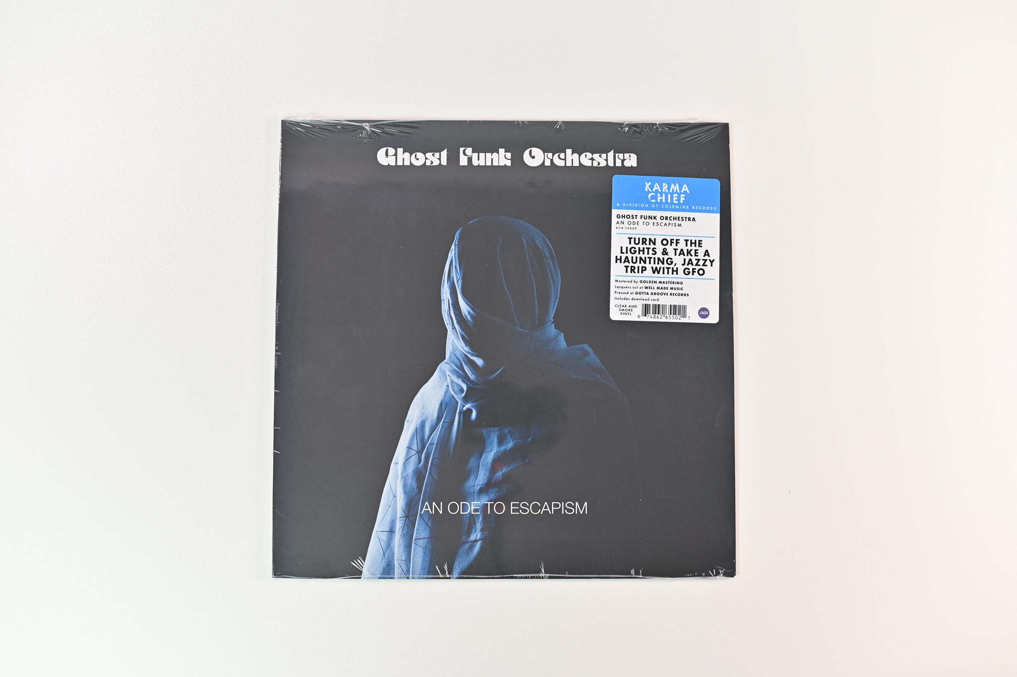 Ghost Funk Orchestra - An Ode To Escapism on Karma Chief Ltd Clear & Smoke Sealed