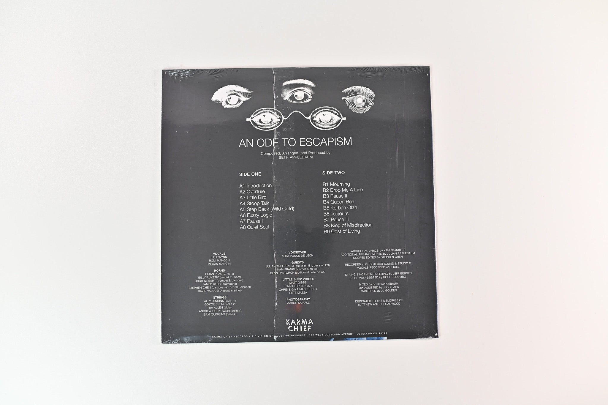 Ghost Funk Orchestra - An Ode To Escapism on Karma Chief Ltd Clear & Smoke Sealed