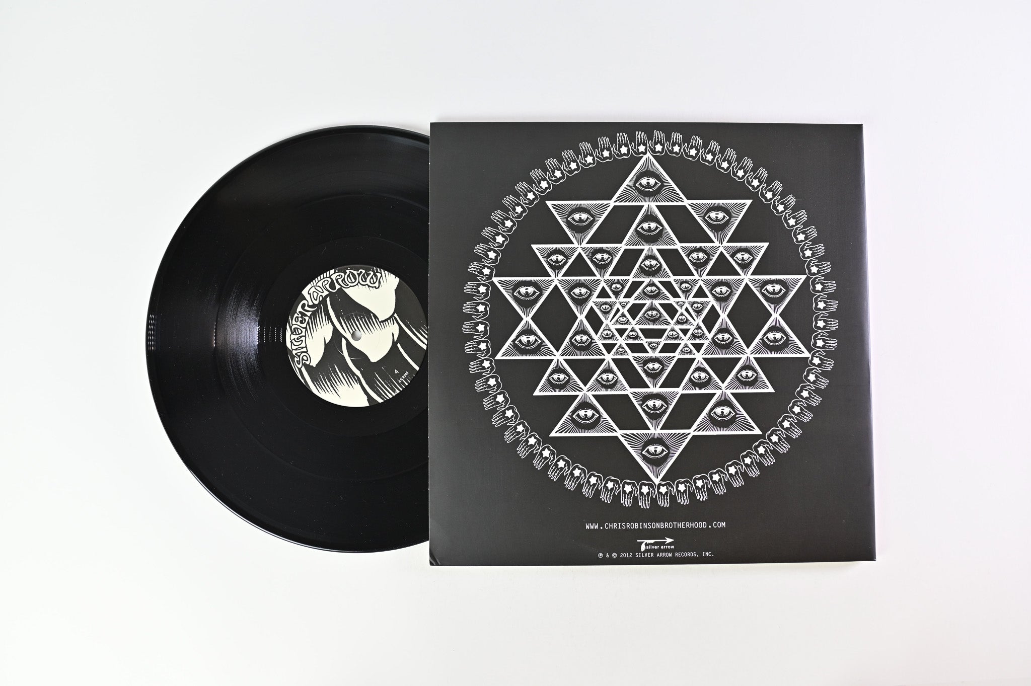 The Chris Robinson Brotherhood - The Magic Door on Silver Arrow 45 RPM White & Black Vinyl