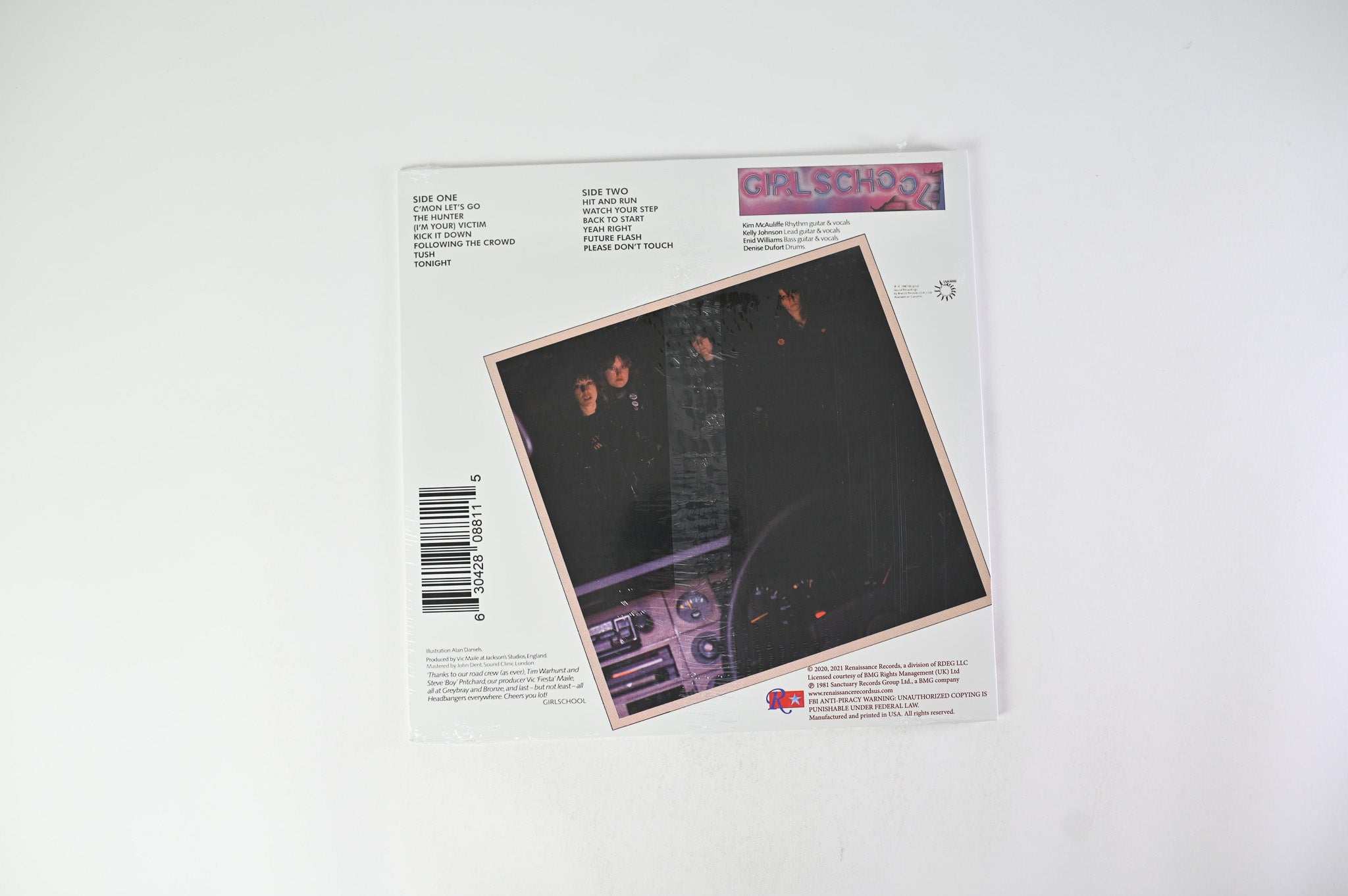 Girlschool - Hit And Run on Renaissance Records - Sealed