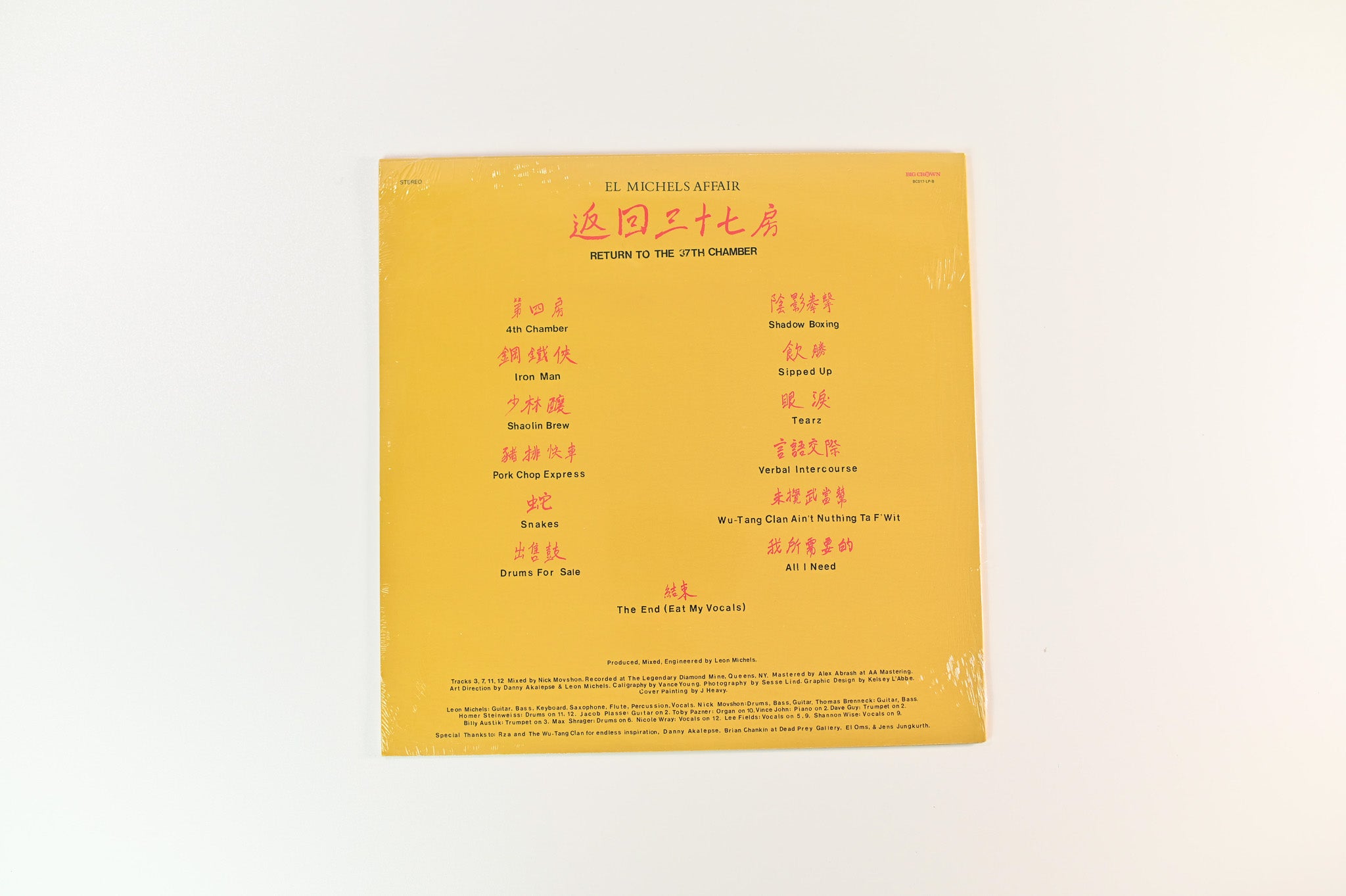 El Michels Affair - Return To The 37th Chamber on Big Crown Sealed