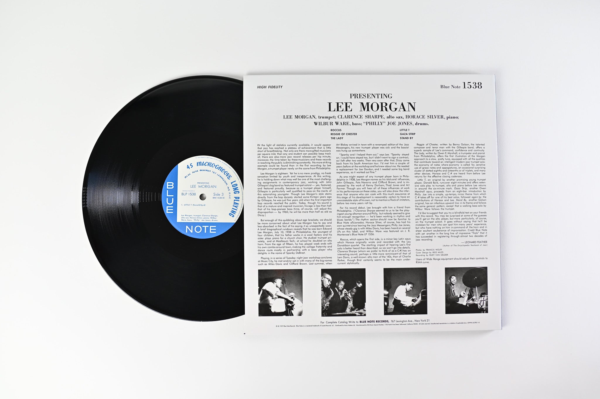 Lee Morgan - Indeed! on Blue Note Music Matter Ltd Reissue 45 RPM