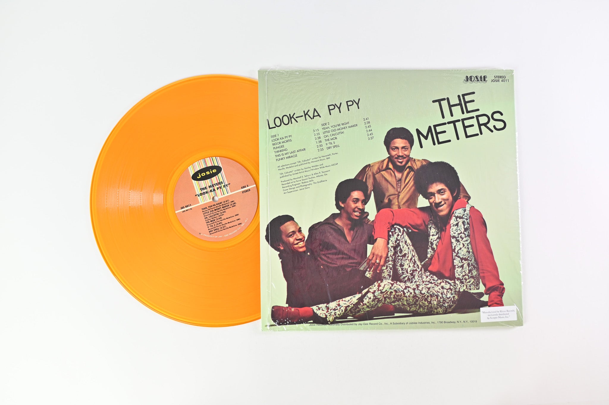 The Meters - Look-Ka Py Py on Josie Reissue on Yellow Vinyl