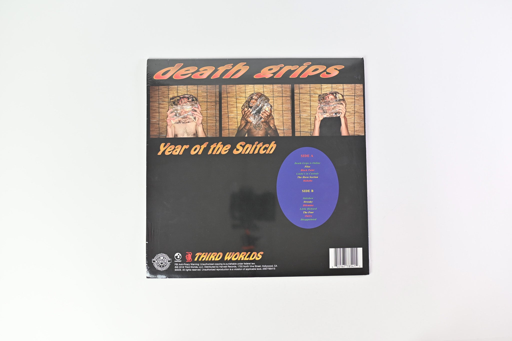 Death Grips - Year Of The Snitch on Third Worlds/Harvest Green Ltd. Green Translucent Vinyl SEALED