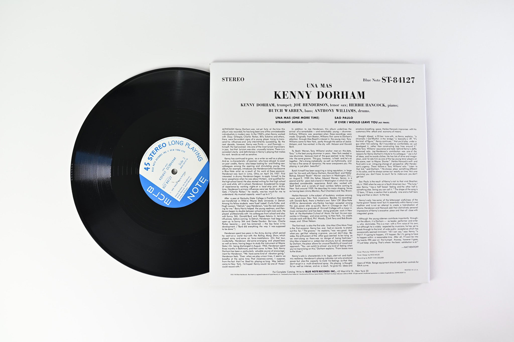 Kenny Dorham - Una Mas (One More Time) on Blue Note Music Matters Ltd Reissue 45 RPM