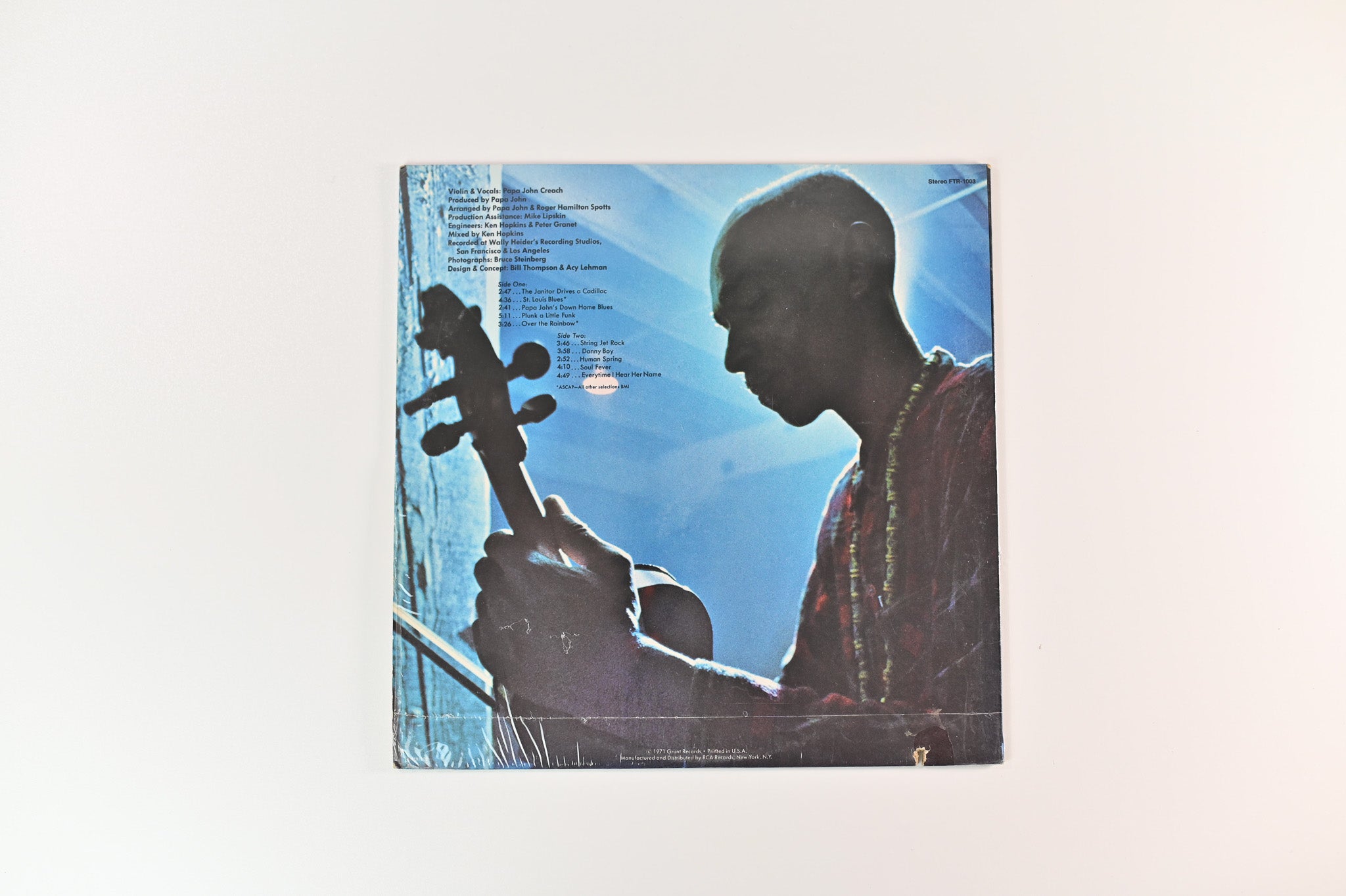 Papa John Creach - Papa John Creach on Grunt Sealed
