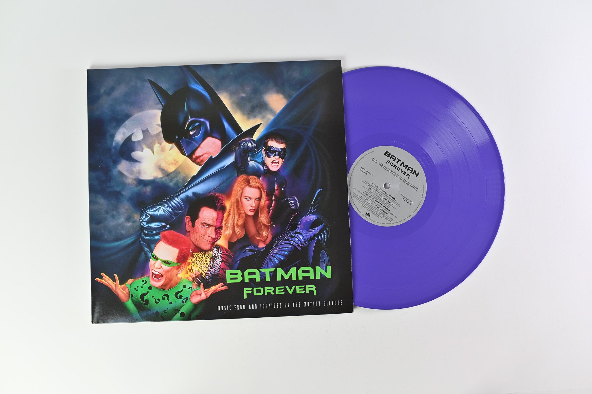 Various - Batman Forever (Original Music From The Motion Picture) on Atlantic Green / Purple Reissue