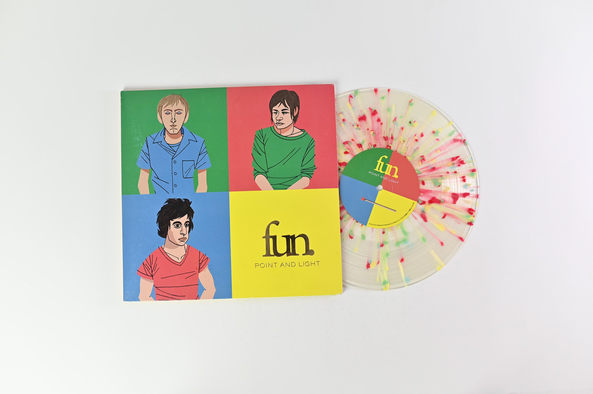 Fun. - Point And Light on Nettwerk RSD 2014 Ltd Rainbow Splatter 10" EP