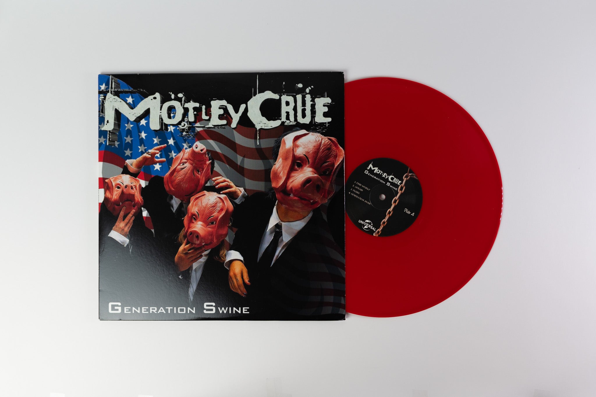 Mötley Crüe - Generation Swine Red & White Vinyl Unoffical