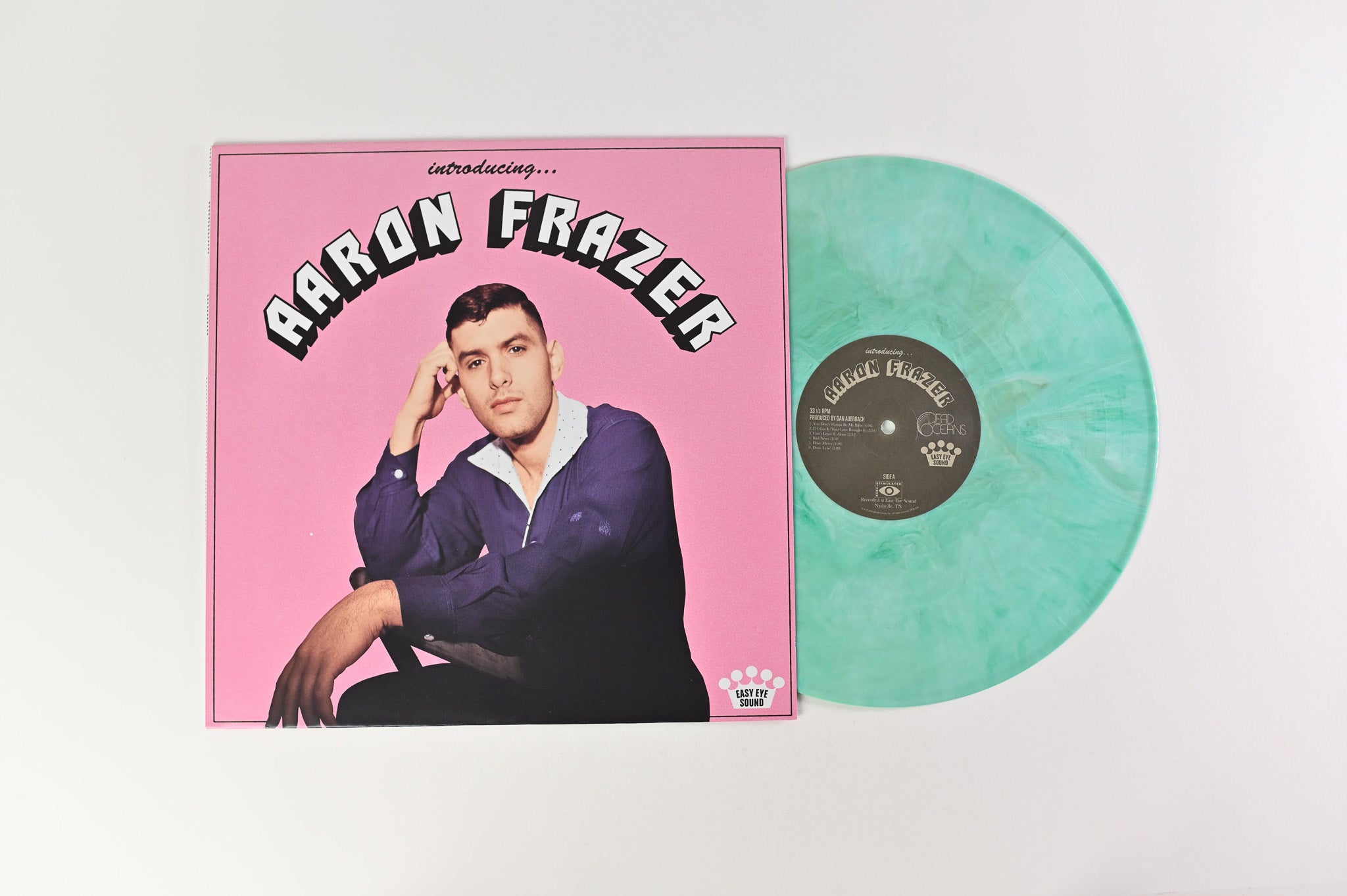 Aaron Frazer - Introducing... on Easy Eye Vinyl Me Please Ltd Numbered Green Seafoam Wave