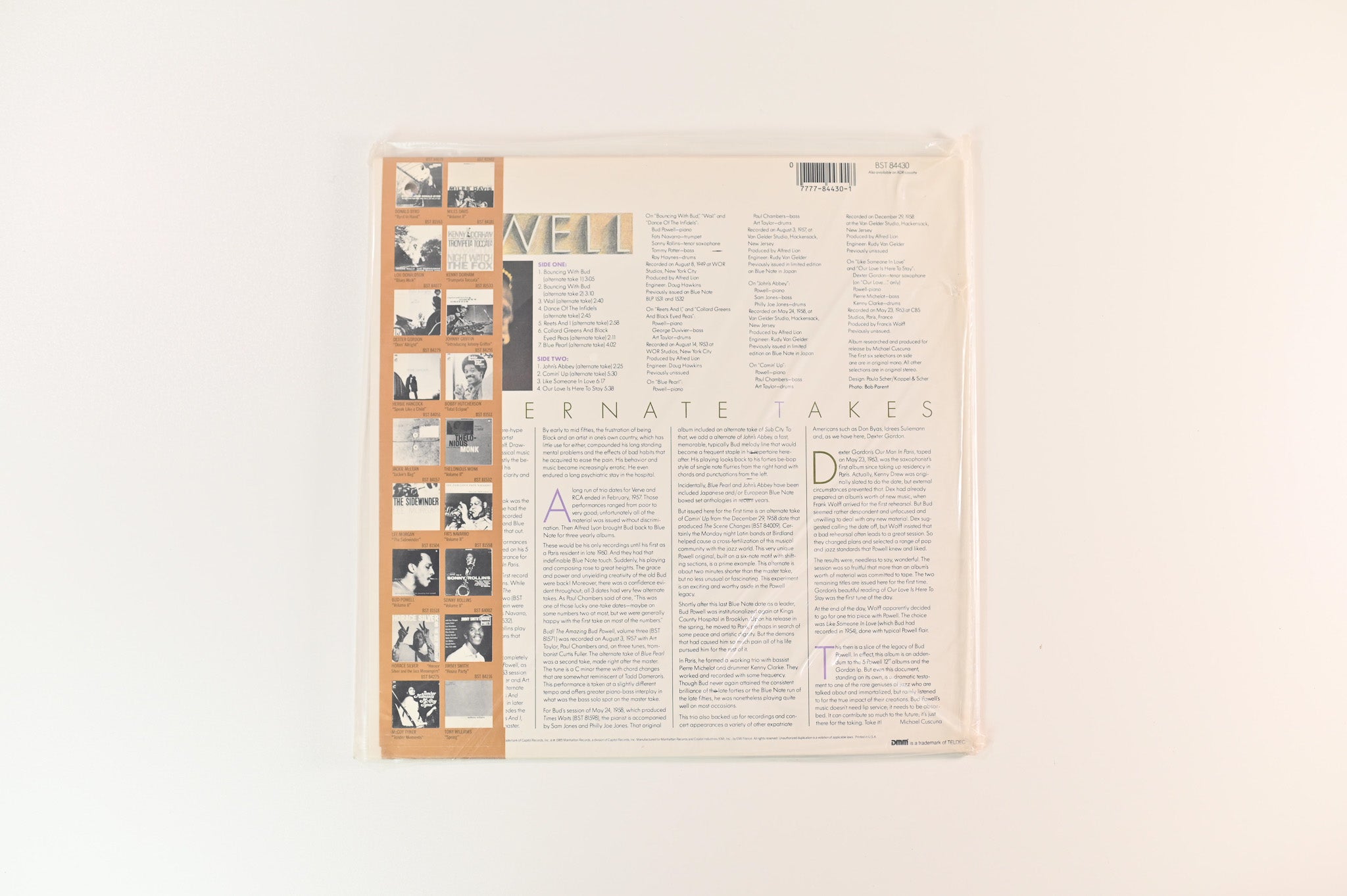 Bud Powell - Alternate Takes on Blue Note DMM Sealed