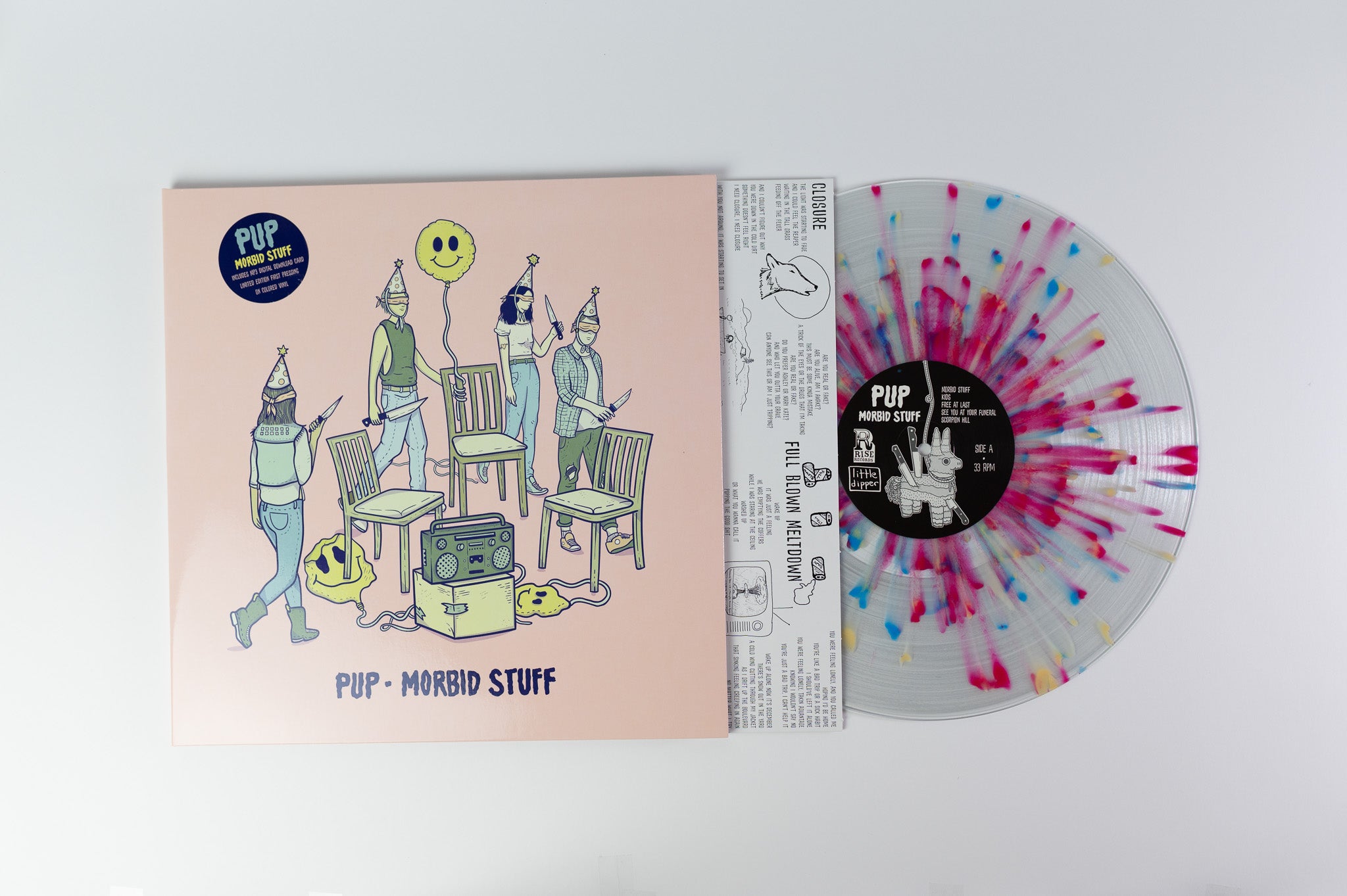 PUP - Morbid Stuff on Rise Ltd Multi Color Splatter Vinyl