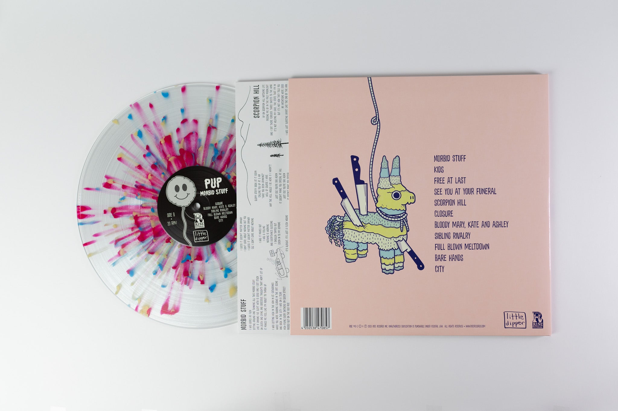 PUP - Morbid Stuff on Rise Ltd Multi Color Splatter Vinyl