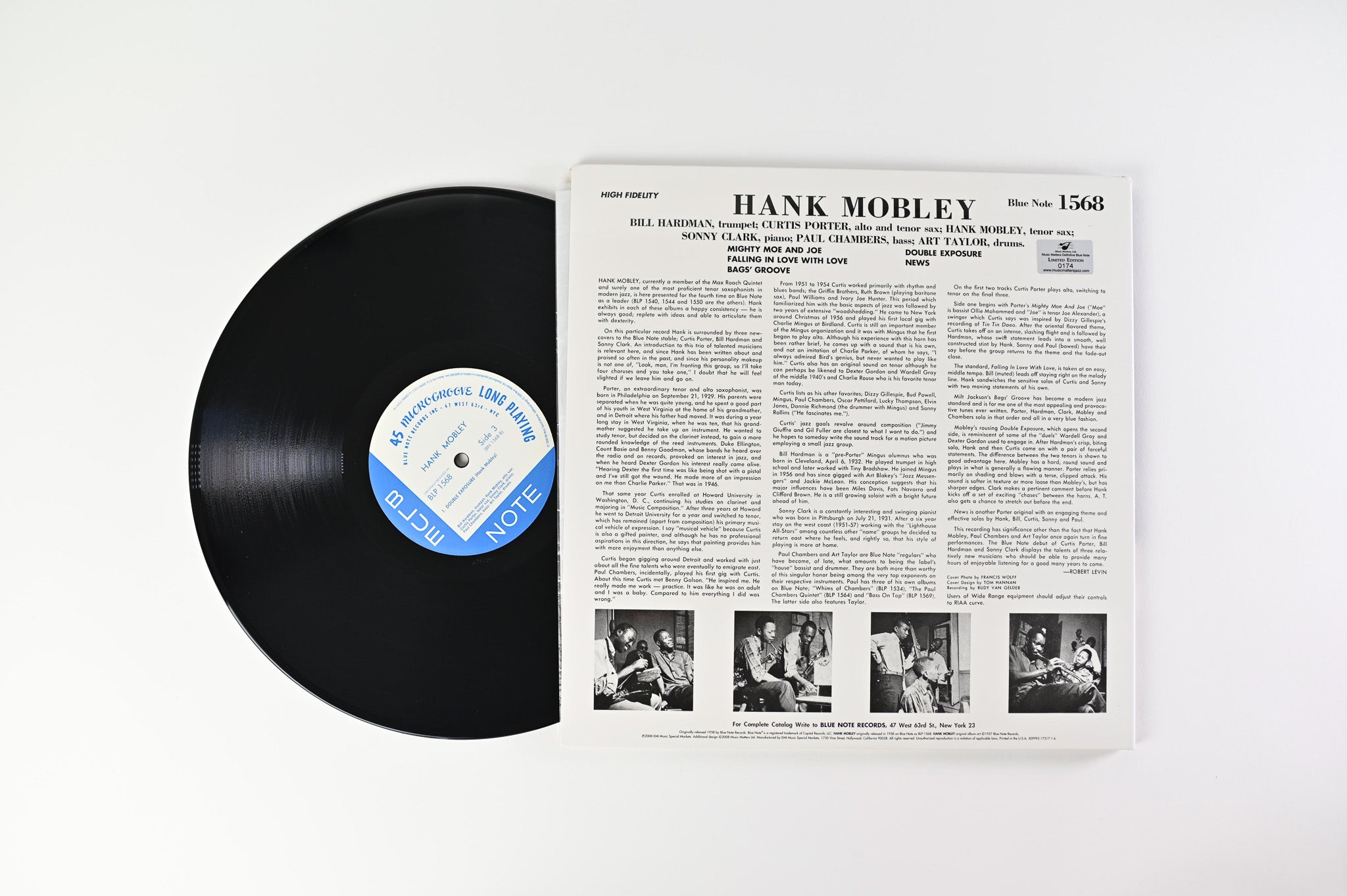 Hank Mobley - Hank Mobley on Blue Note Music Matters Ltd Numbered Reissue 45 RPM