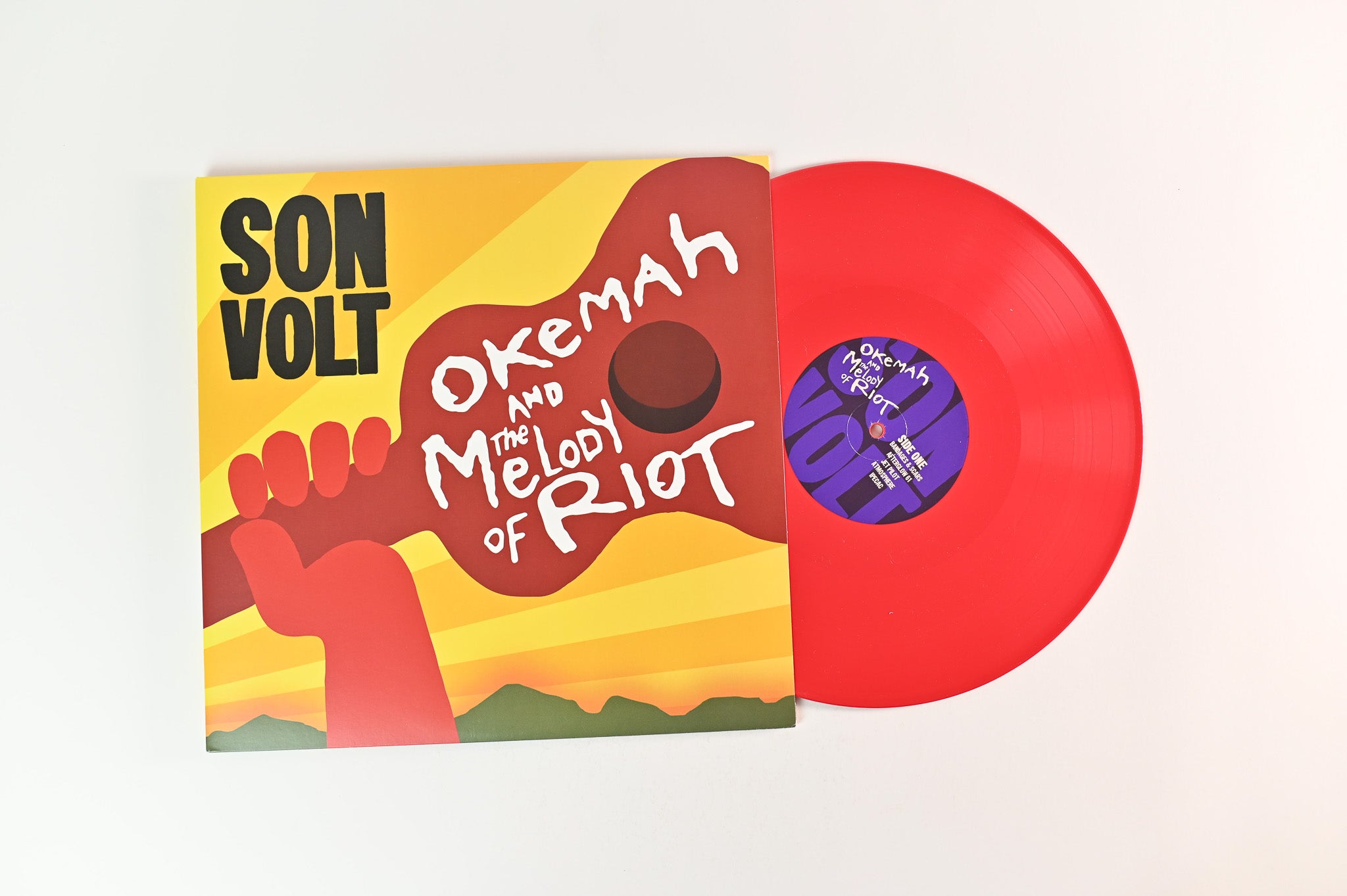 Son Volt - Okemah And The Melody Of Riot on Transmit Sound RSD Opaque Red Vinyl