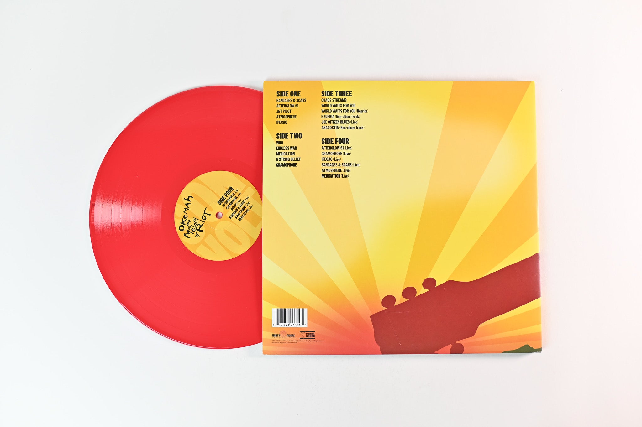 Son Volt - Okemah And The Melody Of Riot on Transmit Sound RSD Opaque Red Vinyl