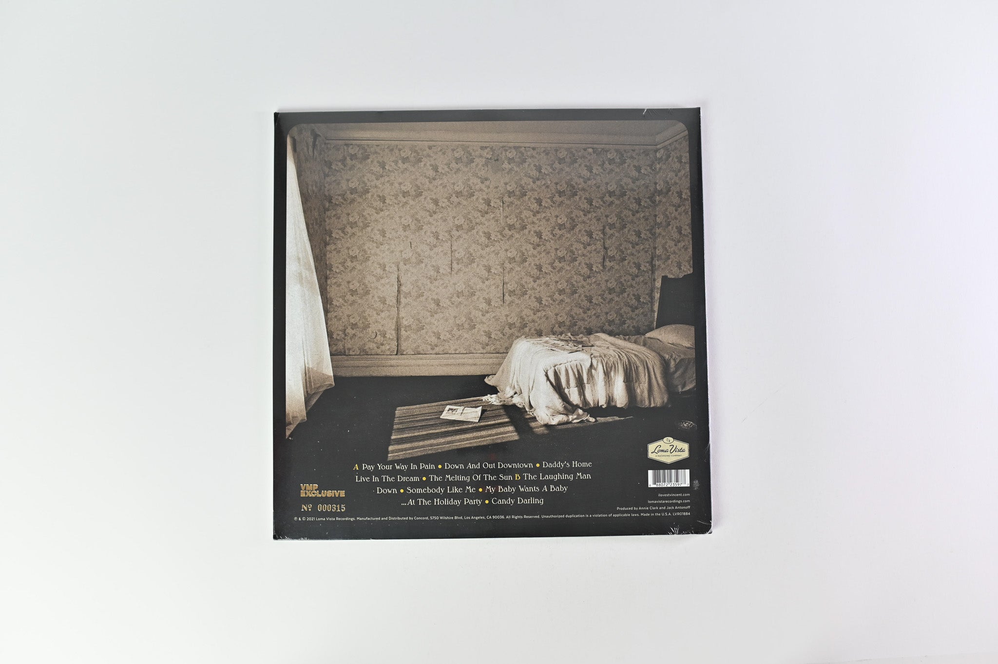 St. Vincent - Daddy's Home on Loma Vista Vinyl Me Please Ltd Numbered Cool White Marble Sealed