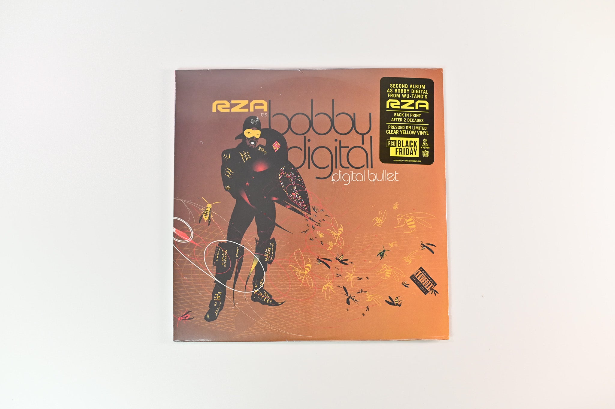 RZA as Bobby Digital - Digital Bullet on Get on Down RSD BF 2021 Ltd Yellow Vinyl Reissue Sealed